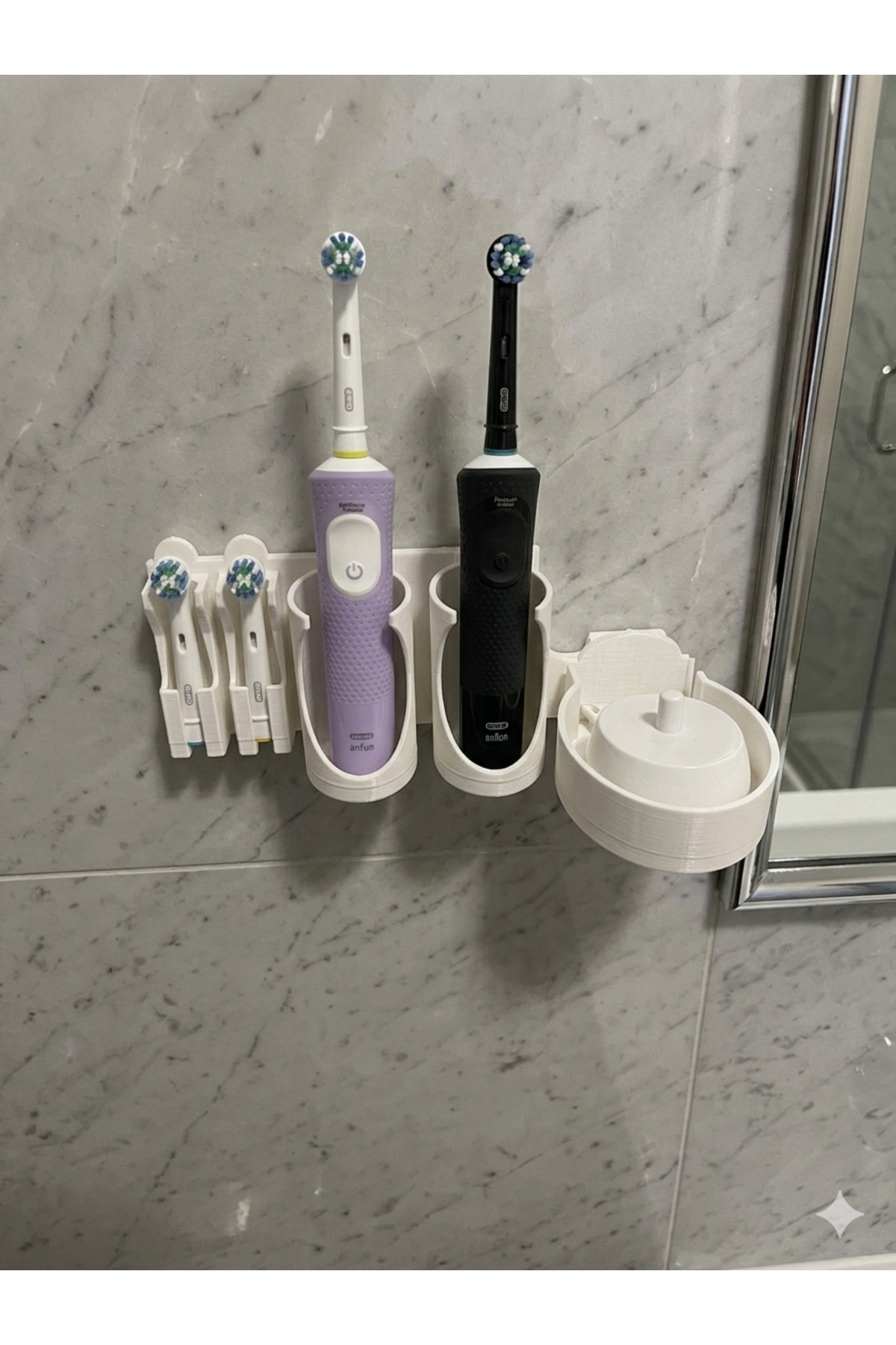 Stand for Electronic Toothbrush - With Hanging Apparatus (IO-5 and 6 Compatible RECHARGEABLE TOOTHBRUSH STAND)