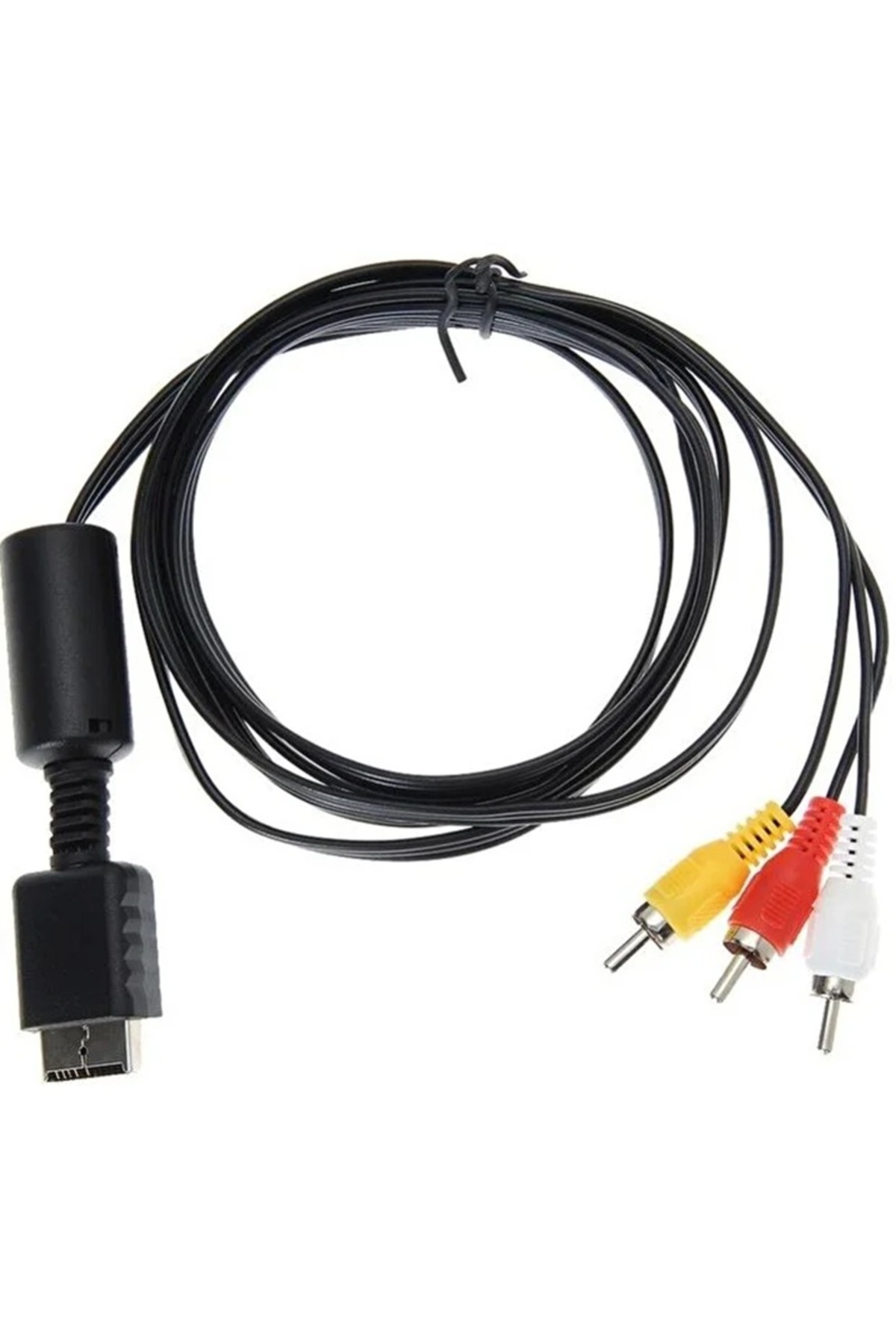 PlayStation AV TV Bağlantı Kablosu – PS3/PS2/PS1 Uyumlu, RCA (Sarı/Beyaz/Kırmızı) RCA girişli TV/monitör/receiver’larla Çalışır/Tak-çıkar Sürücü Gerektirmez