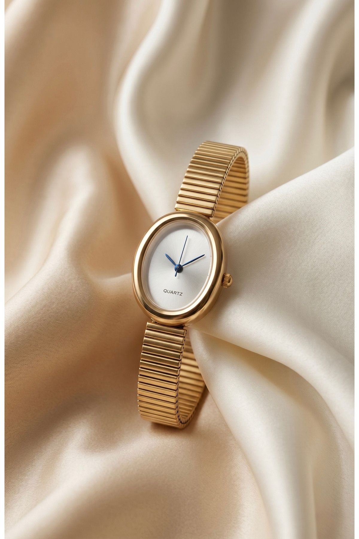 Women's Steel Watch Gold Color Oval Case Vintage Old Money Luxury Elegant Stylish Women Wrist Watch | Limited Edition 2026