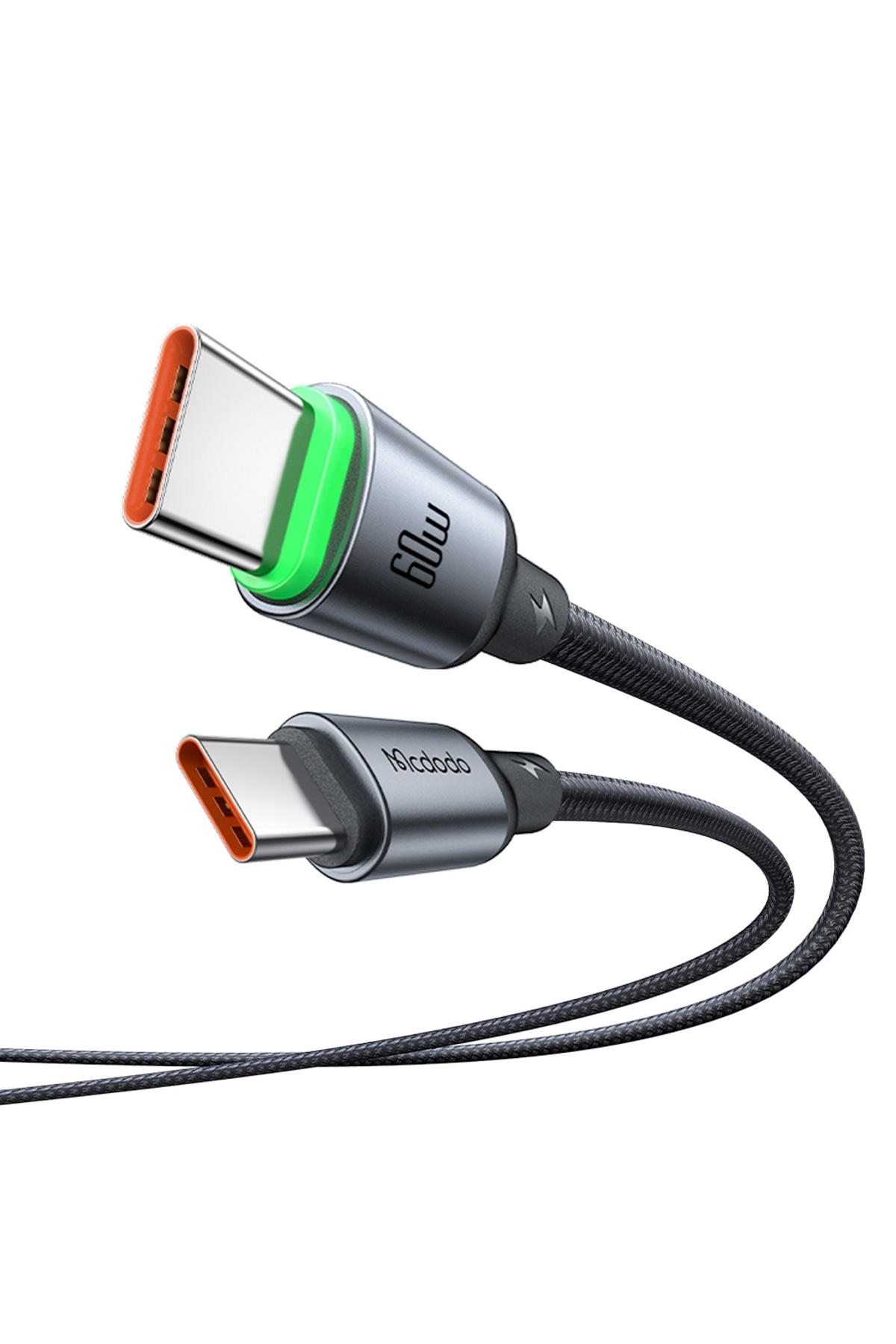 CA-6871 Type-cType-c 60W PD Fast Charge E-Marker Black 2m