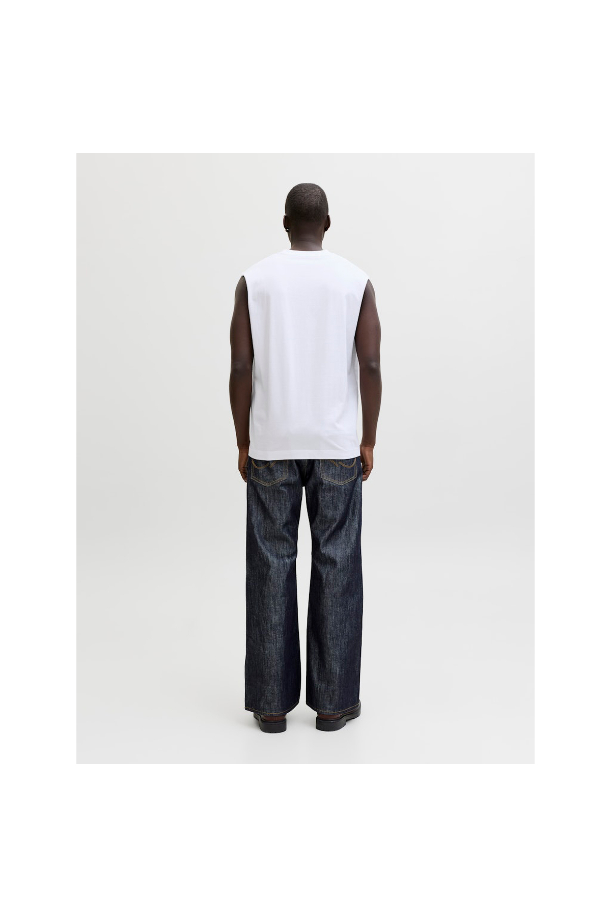 Jack & Jones Norrebro Erkek Beyaz Atlet (12292009-BW) görsel 3
