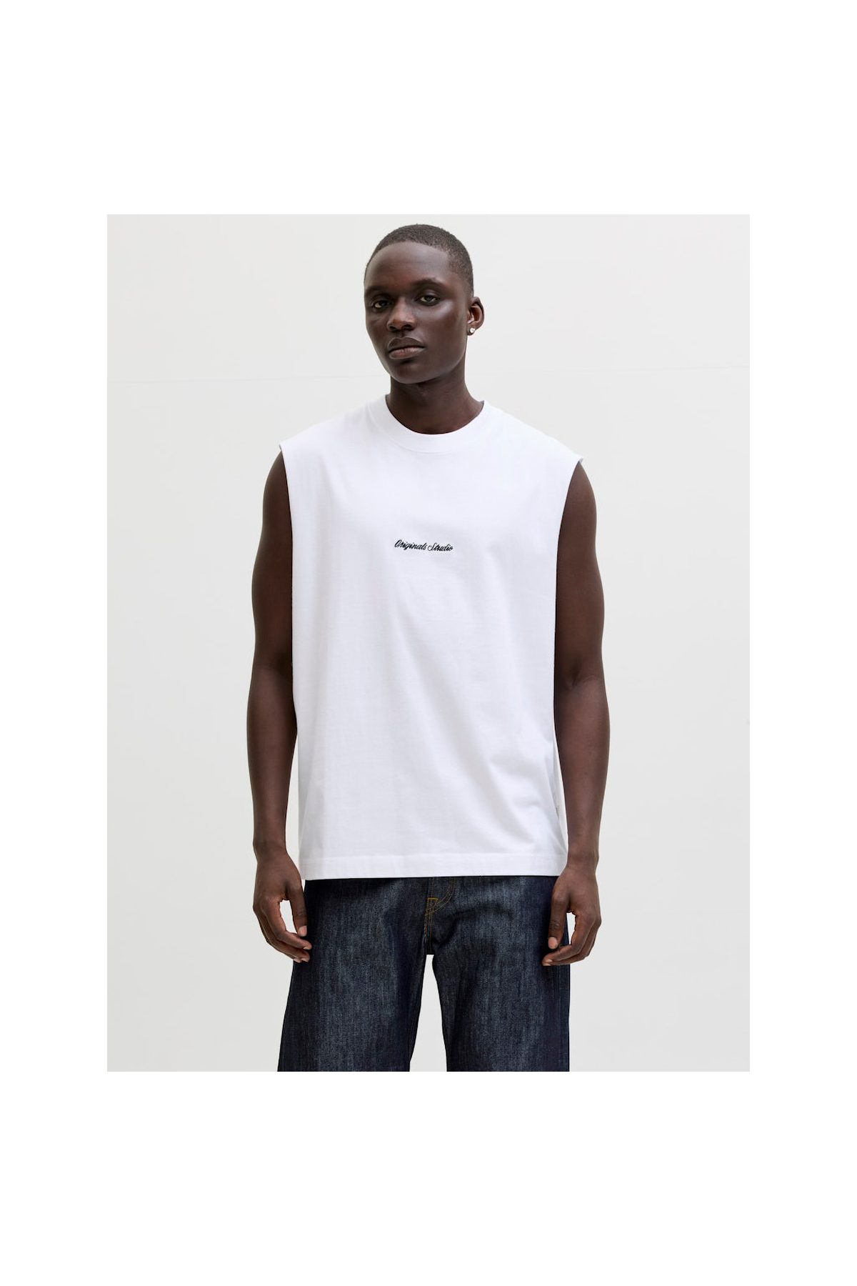 Jack & Jones Norrebro Erkek Beyaz Atlet (12292009-BW)