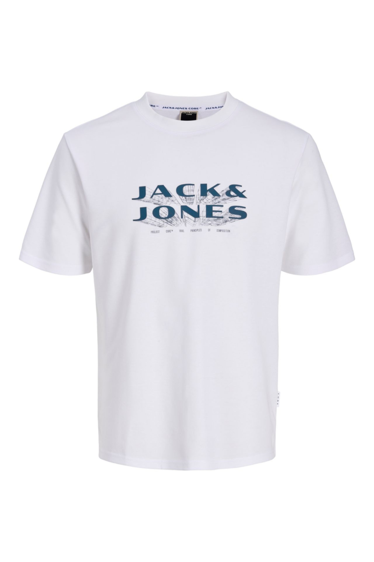 تی‌شرت مردانه یقه گرد Jcofusion مدل JJ Branding Tee کد ۱۲۲۸۹۸۸۰ جک اند جونز تی شرت Jack & Jones