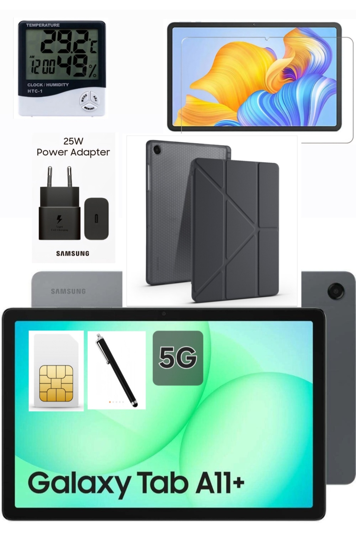 Samsung Galaxy Tab A11+ 5G　128GB Samsung TAB A11 PLUS 5G SM-X236B 6RAM 128GB SİM KARTLI TABLET