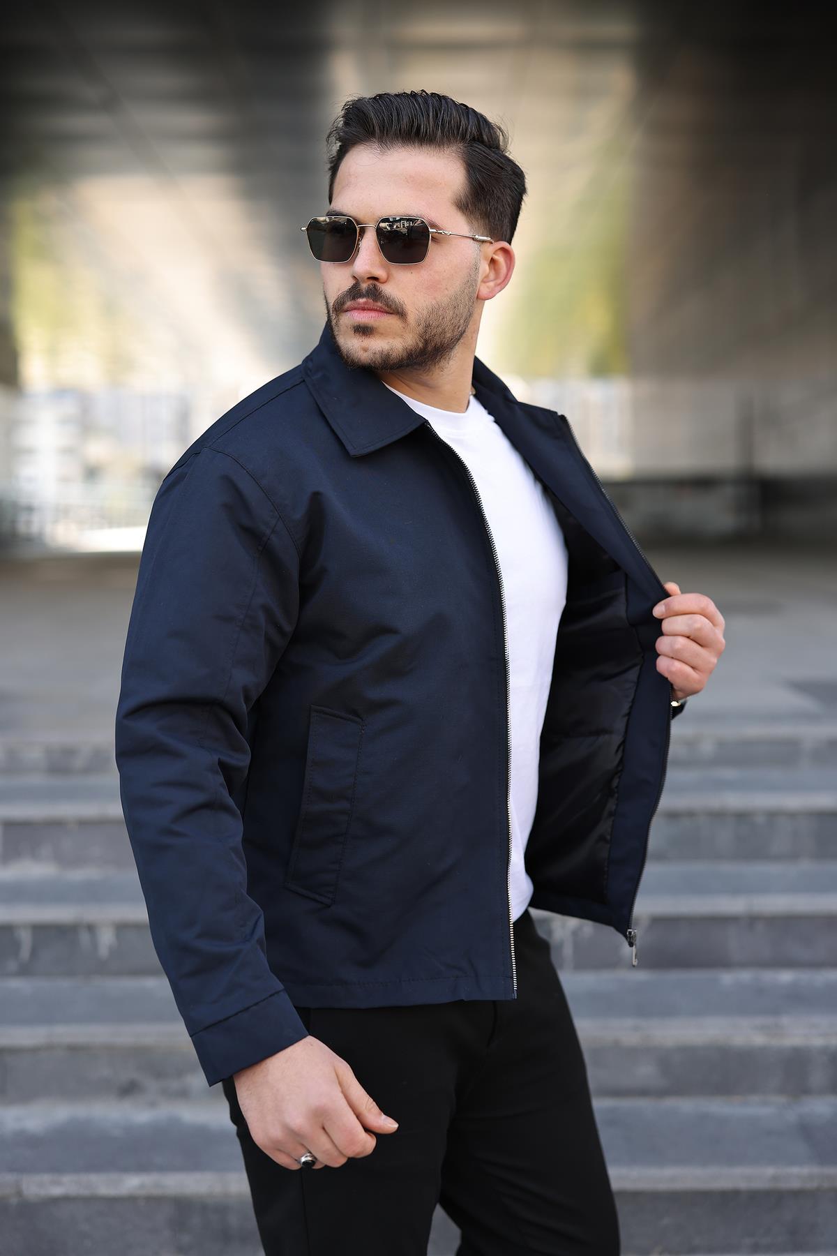 Suya Dayanaklı Yakalı Oversize Mevsimlik Mont PLDP 3002_60393-1 — رنگارنگ — تصویر 2 از 6