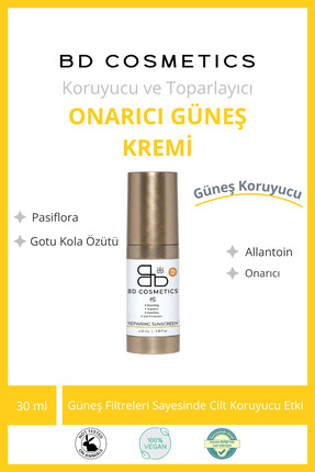 BD COSMETİCS 50 Spf Onarıcı Güneş Koruyucu Krem 30 ml