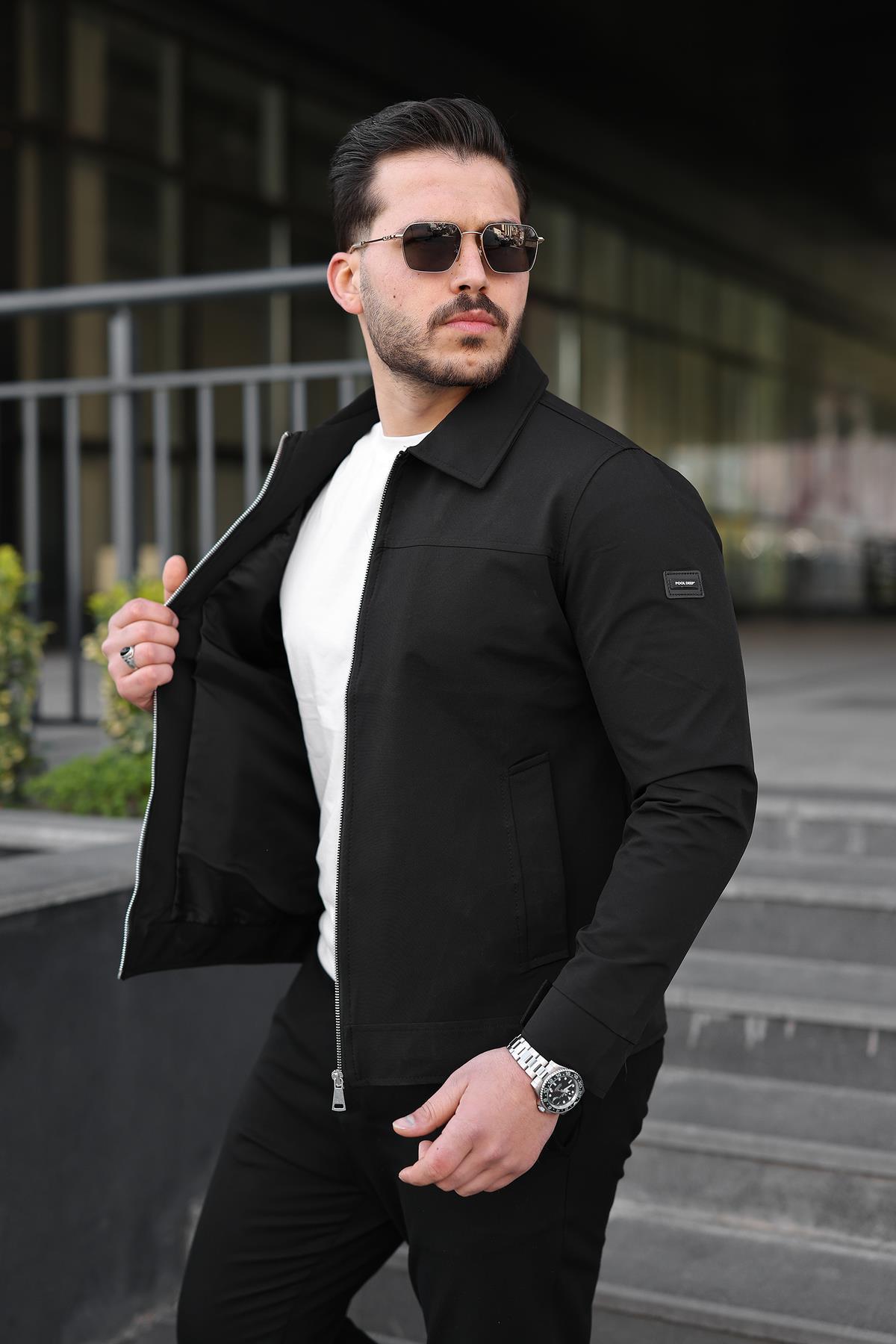 ByTrend Yakalı Fermuarlı Mevsimlik Mont PLDP 3033_60390-1