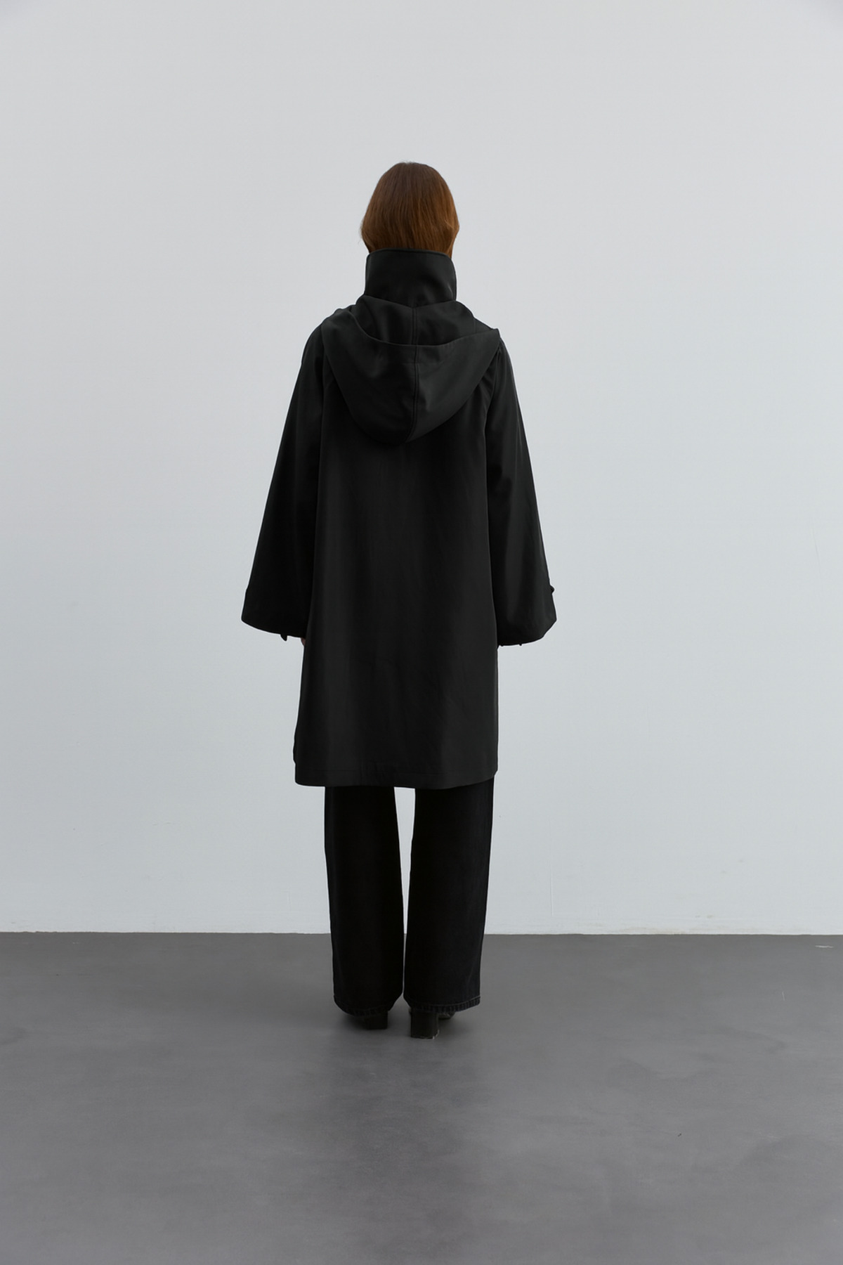 QOOQUP FERMUARLI TRENCH görsel 3