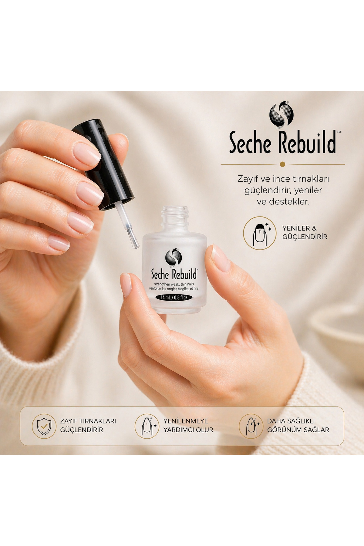 Seche Rebuild Tırnak Onarıcı 14 ml - Fiyatı, Yorumları