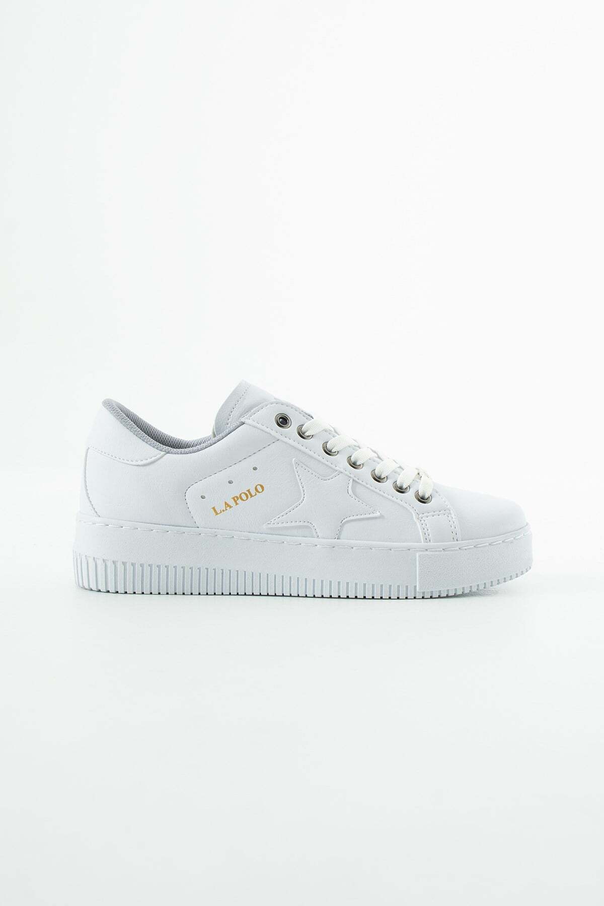 L.A Polo Beyaz Kadın Sneaker görsel 5
