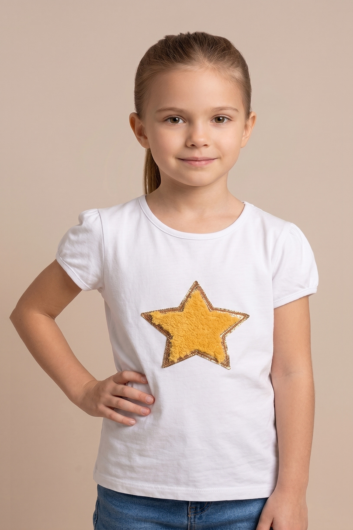 Girl Yellow Star T-Shirt April 23 October 29 Show T-Shirt