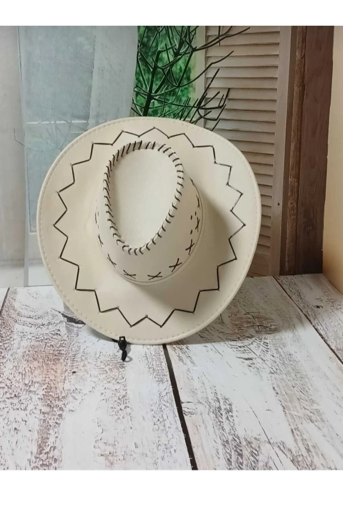 S&D ÇARŞİ Suede Cowboy Hat Accessory