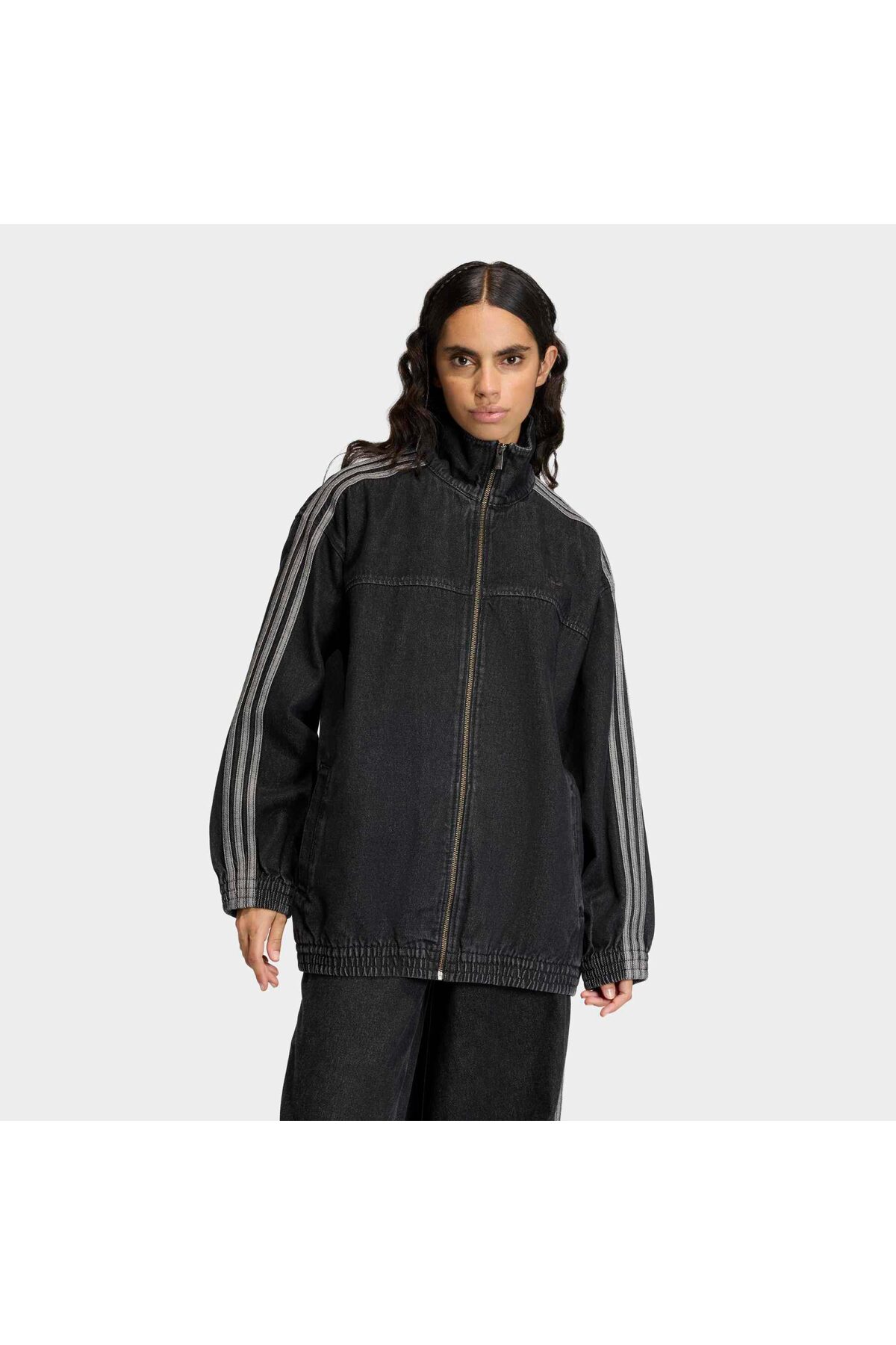 adidas Firebird Adilenium Women's Black Jean Jacket (Kd2926)- Trendyol