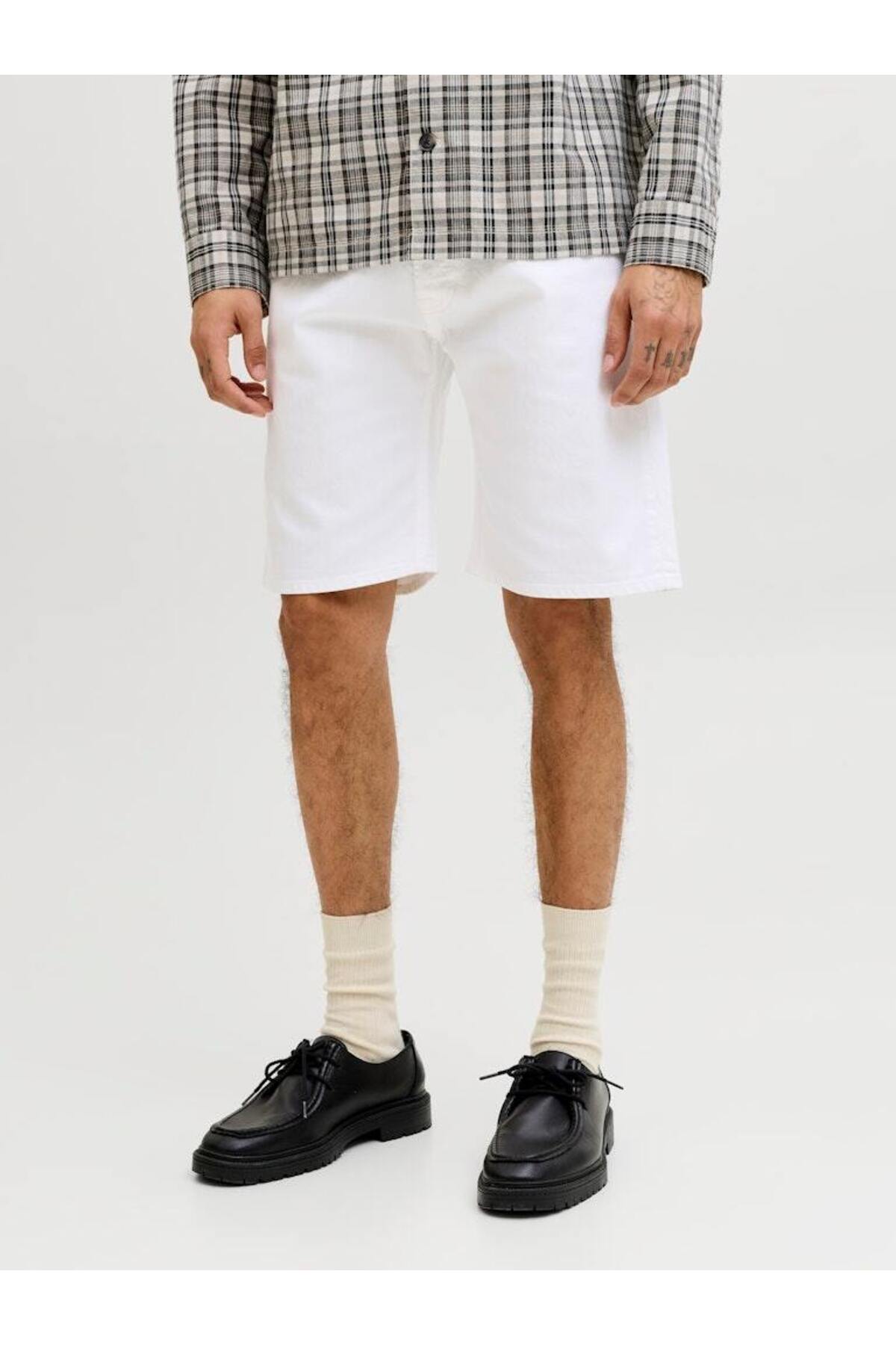 شلوارک جین مردانه جک جونز مدل ریک کد 12290839 جک اند جونز شلوارک برمودا Jack & Jones