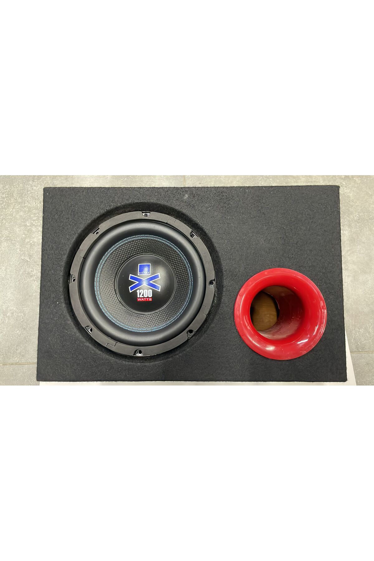 XETEC BHX-824 20 CM SUBWOOFER BAS 1200 WATT ÇİFT BOBİNLİ KABİNLİ 2