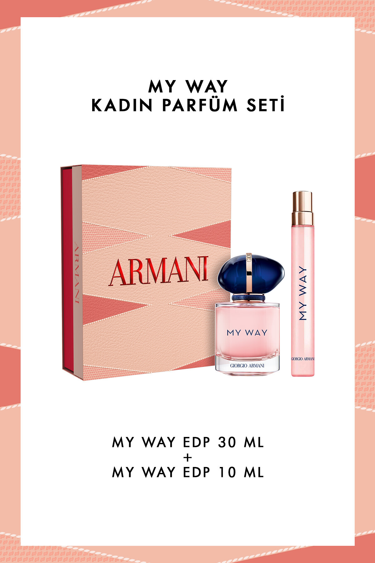 Giorgio Armani My Way Edp Kadın Parfüm Seti 30 ml + 10 ml 3614274824490 - Fiyatı, Yorumları