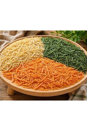 Mandarin gıda Ev yapımı karışık erişte 1 kg 3 çeşit
