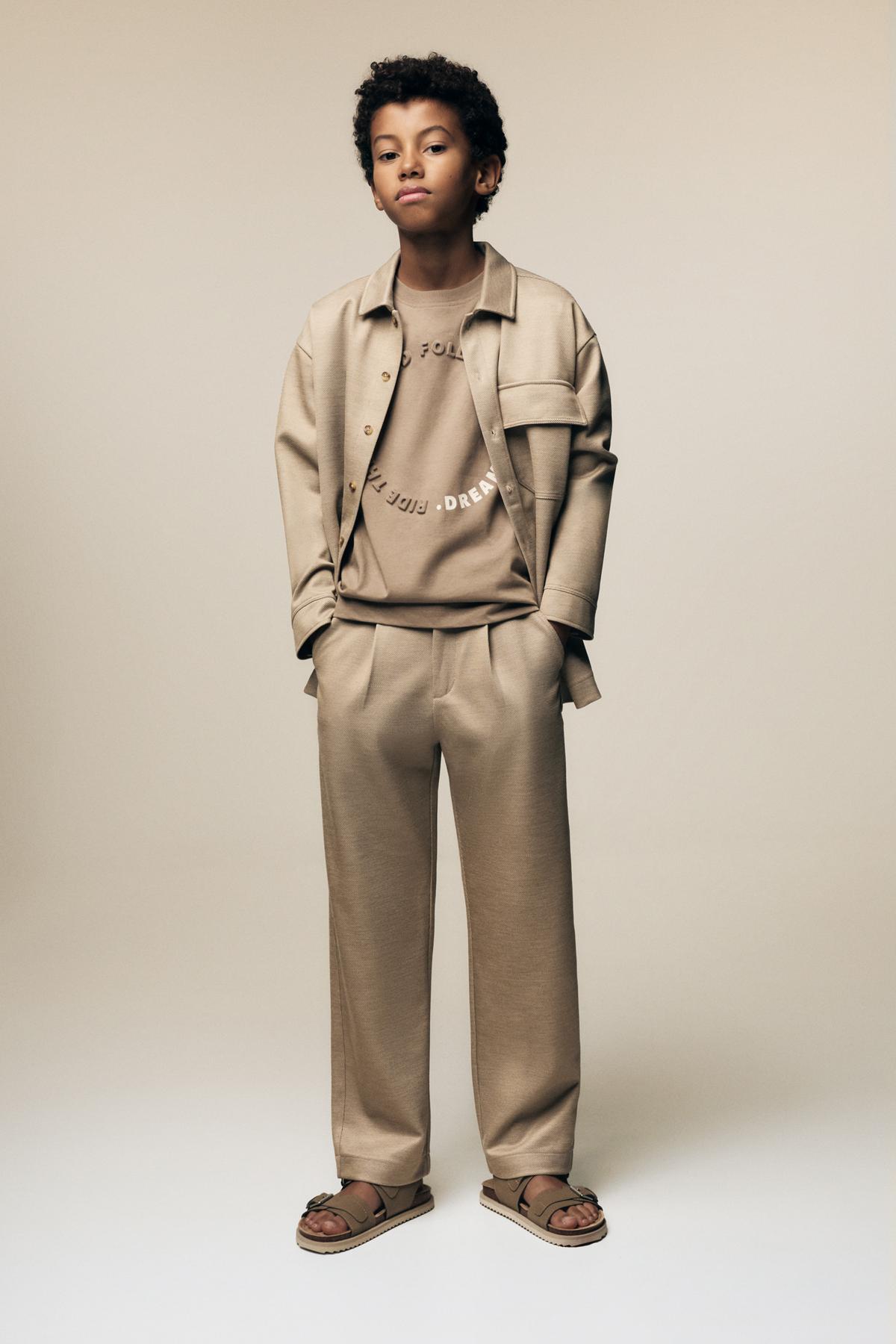 Textured pants