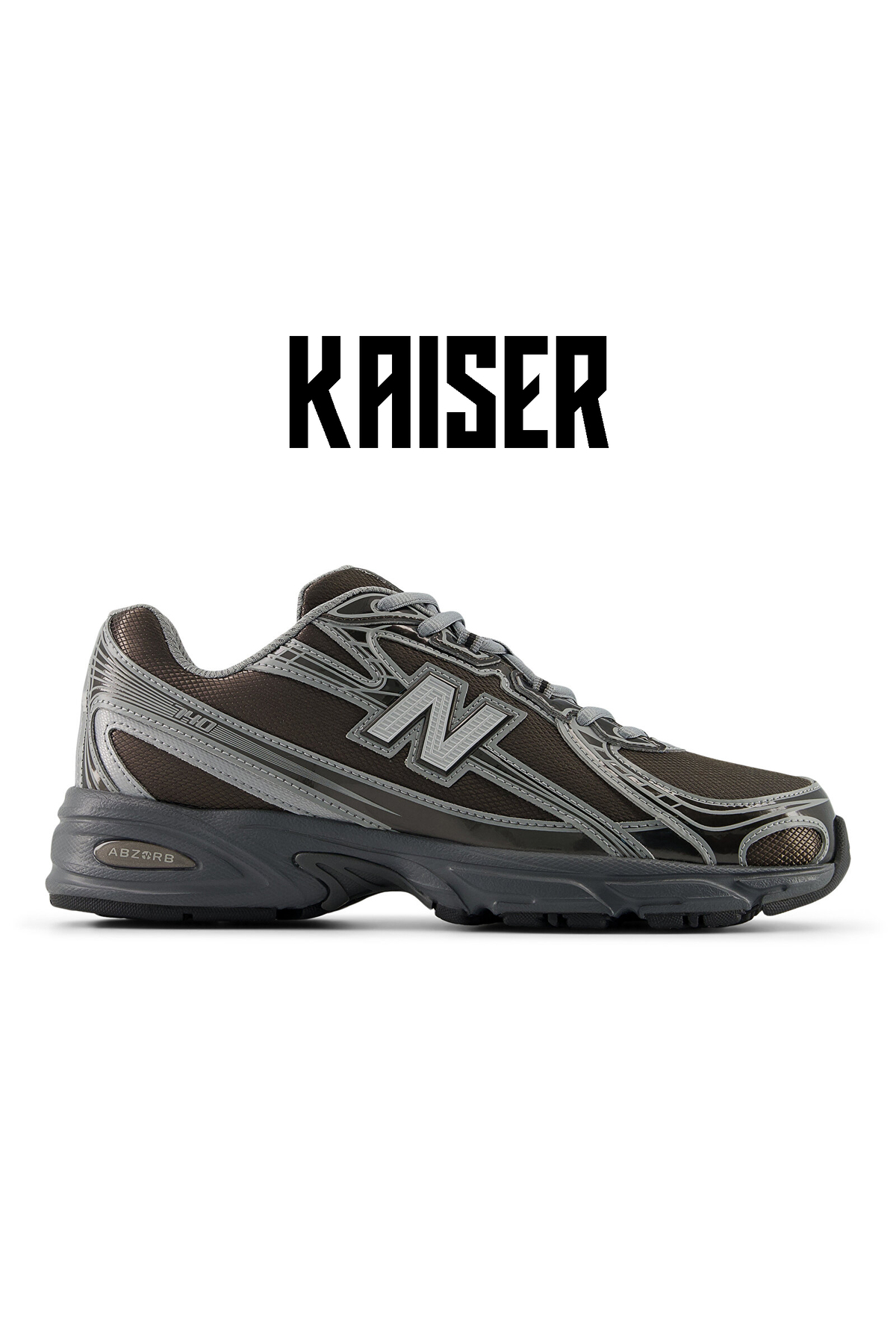 کفش ورزشی خاکستری یونیسکس مدل 740 لایف‌استایل نیو بالانس کفش اسنیکر New Balance