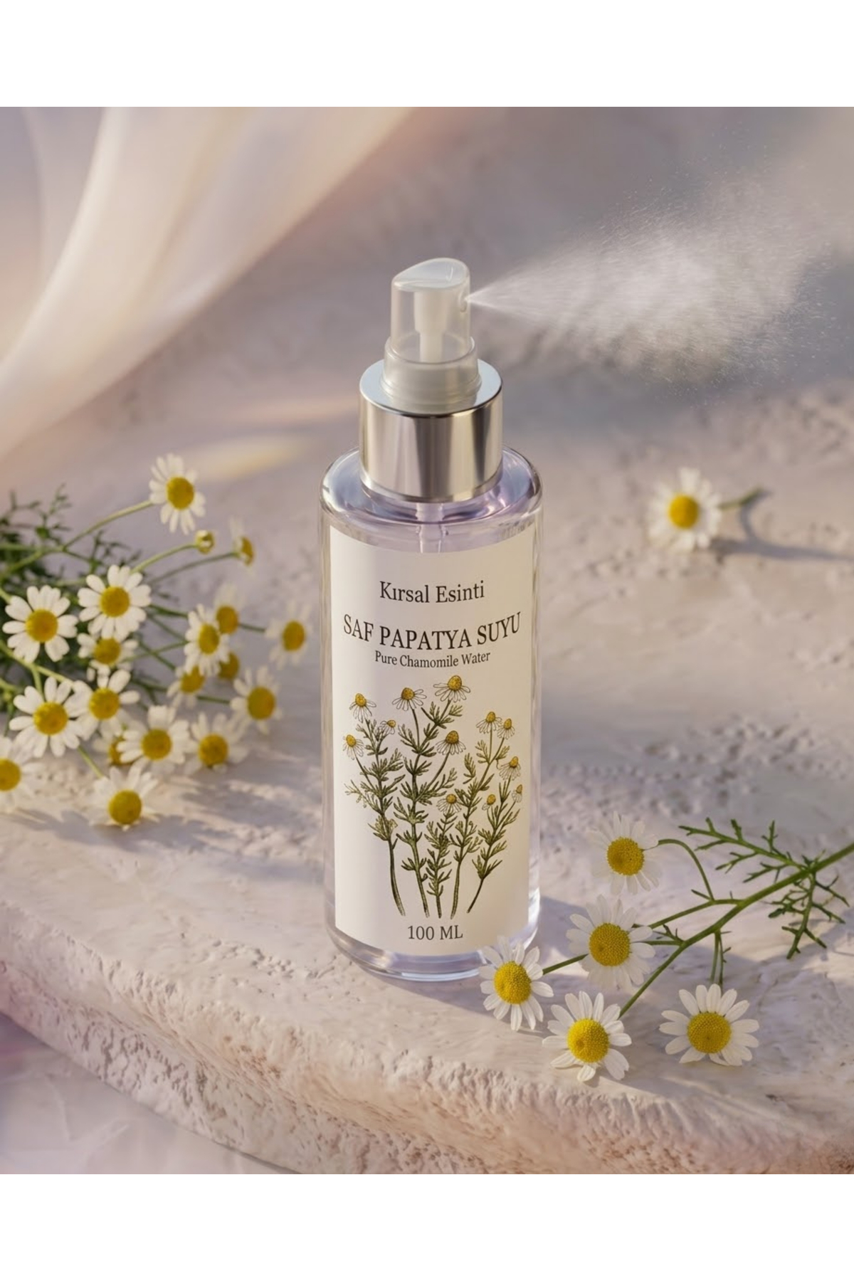 Papatya Suyu - Saf Organik Saç Toniği %100 Doğal Saç Açıcı 100 ML — تصویر 2 از 5