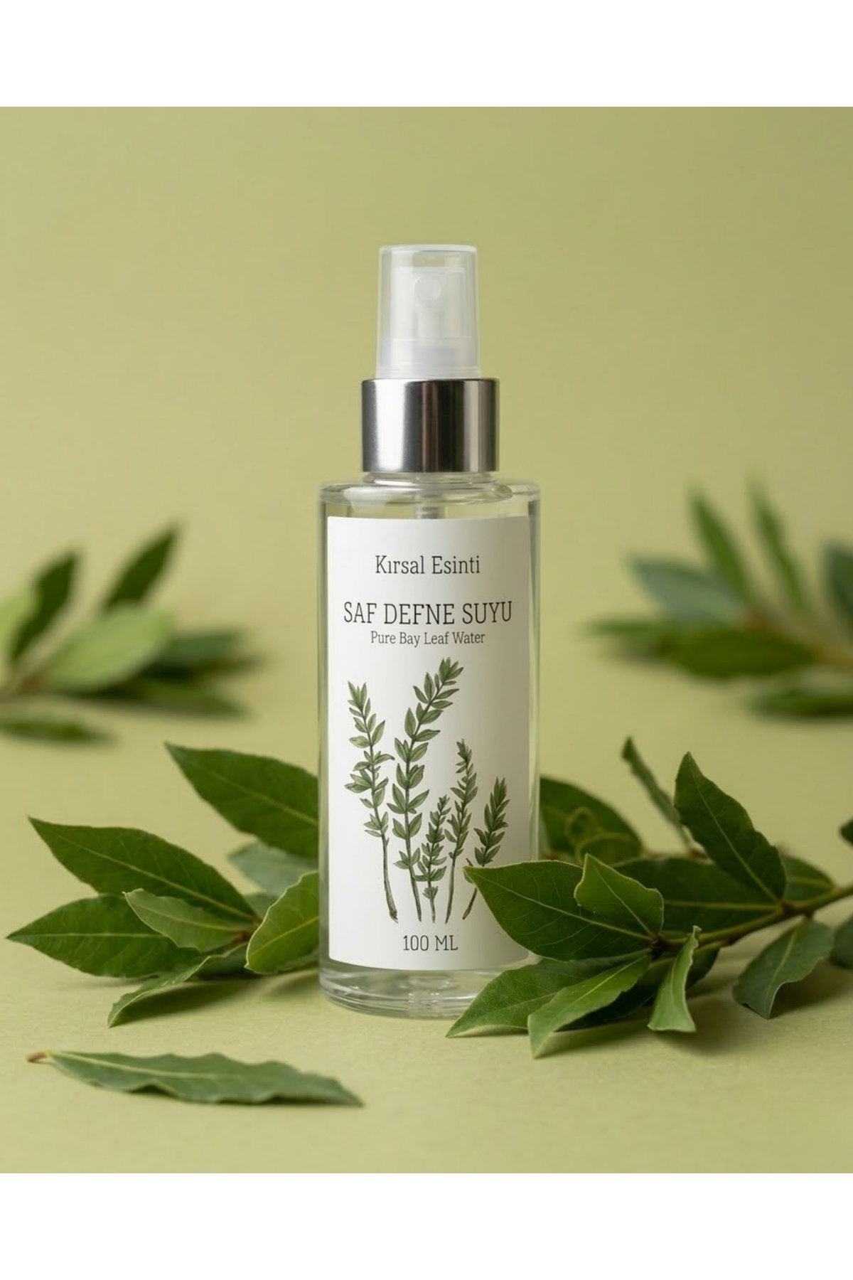 Defne Suyu - Saf Organik Defne Hidrosolü %100 Doğal 100 ML