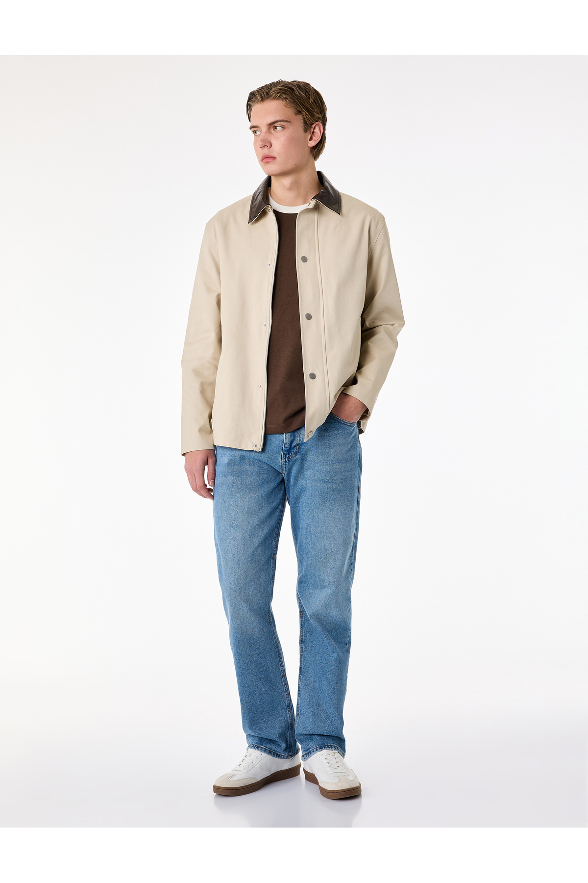 Standart Bel Normal Bel Düz Paça Denim Pantolon - Mark Straight Jeans