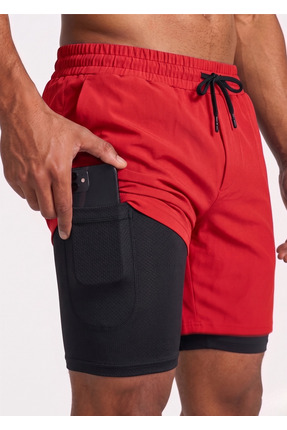 GENIUS STORE Erkek Spor Şort Running Hızlı Kuruma Micropoly Antrenman Halısah...