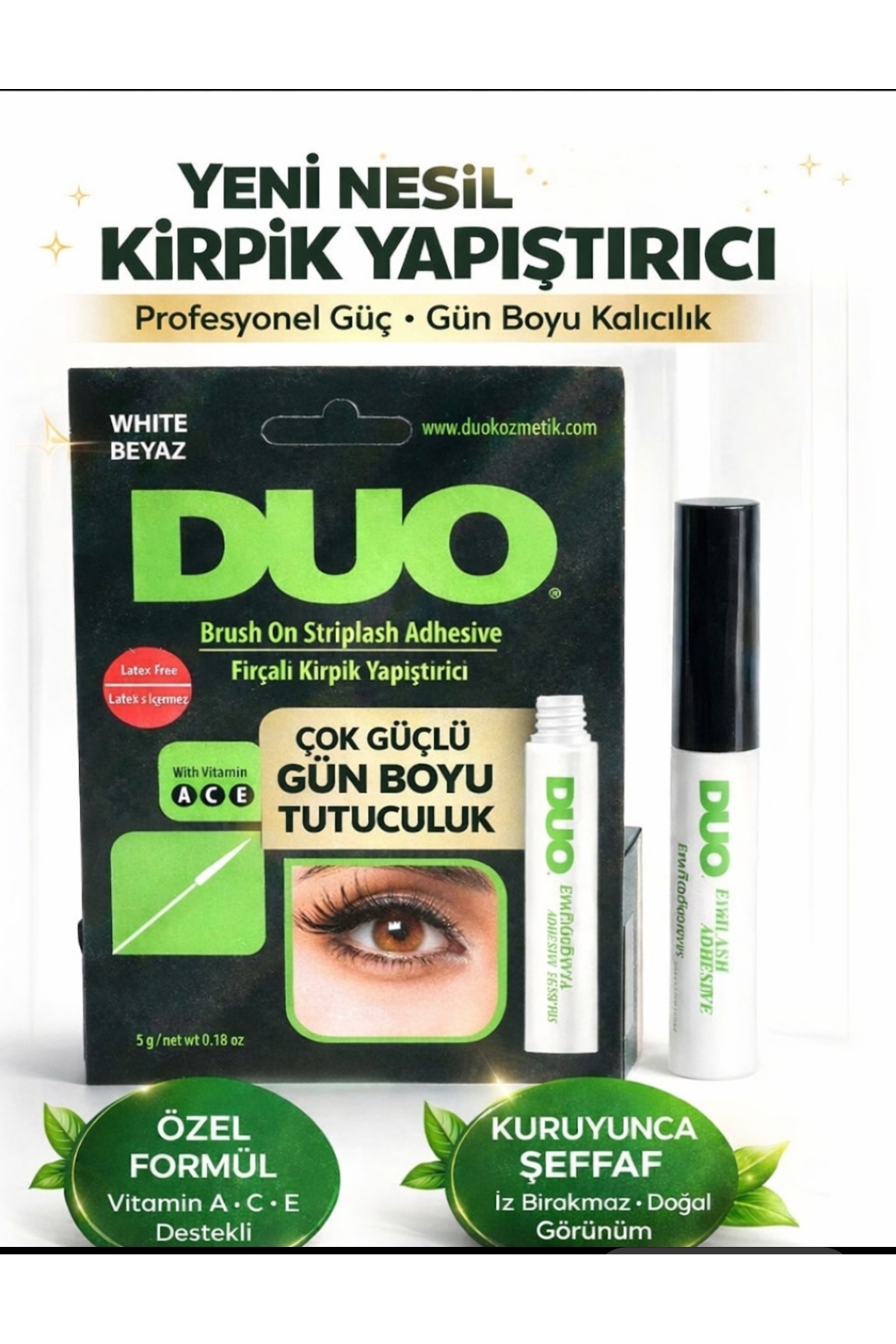 Duo Takma Kirpik Yapiştırıcısı 5 gr Şeffaf - Fiyatı, Yorumları