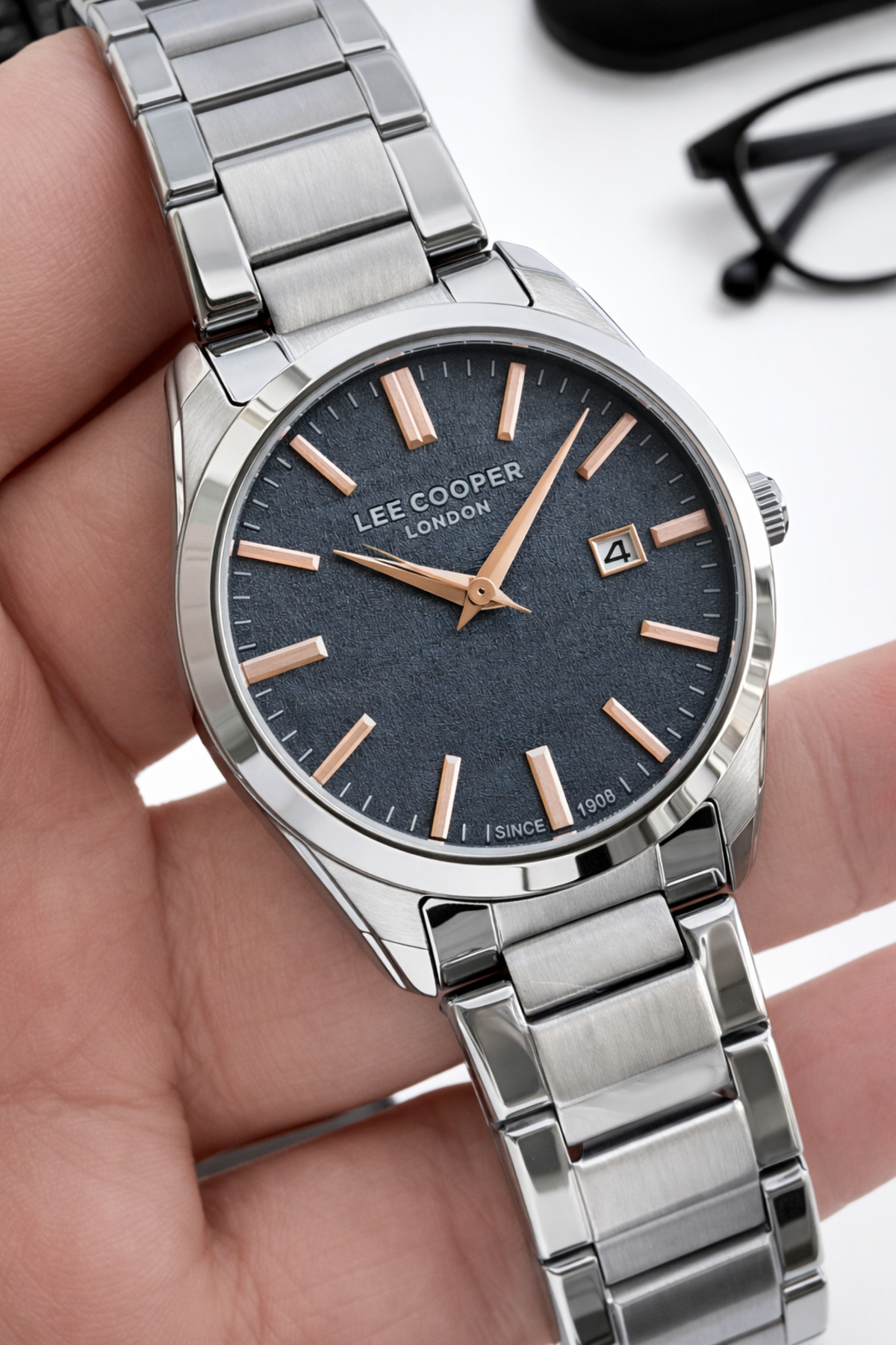 Steel Band Internal Functions Active 5 Atm Waterproof Men Wrist Watch ELC8042.390