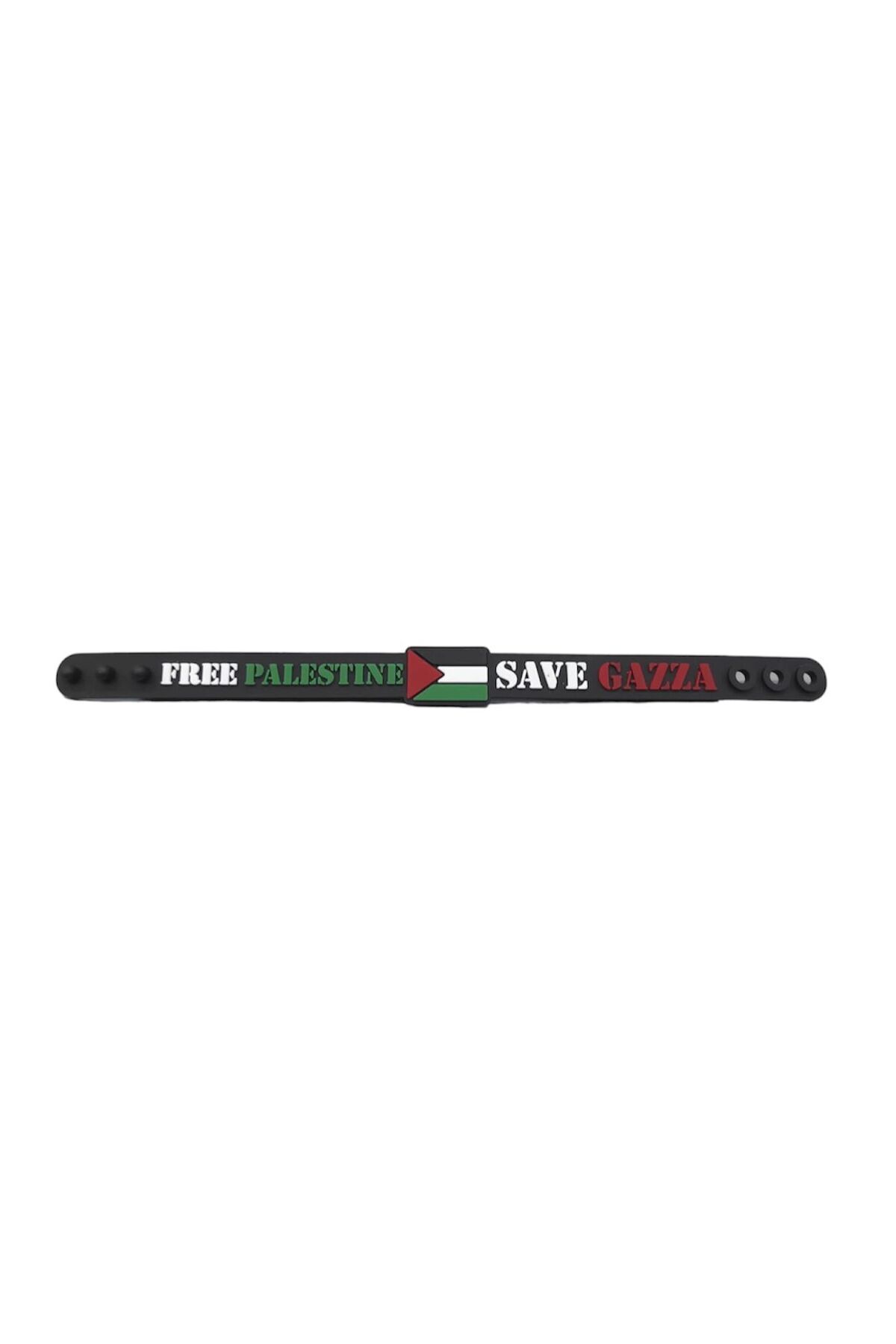 Bronza Özgür Filistin - Free Palestine Bilekliği görsel 3