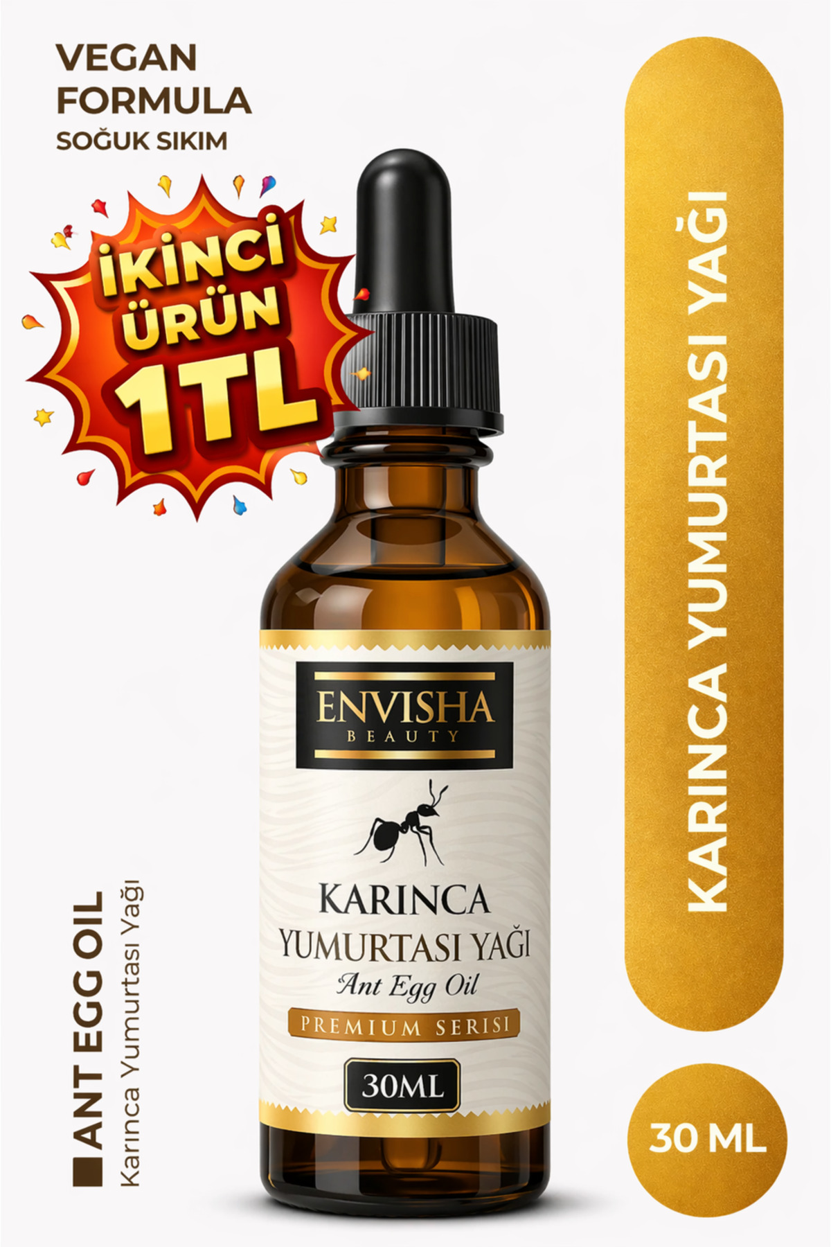 Envisha Beauty Karınca Yumurtası Yağı 30 ML - Fiyatı, Yorumları
