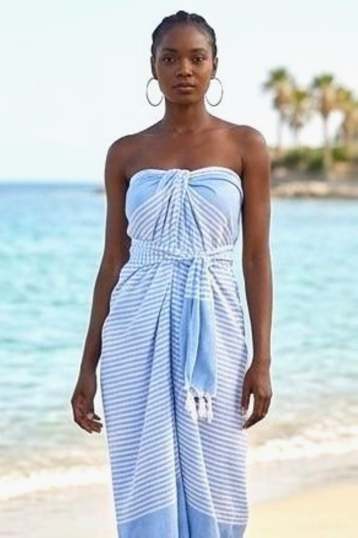 Hürrem Pamuk Peshtemal | Natural Fringed Beach, Pool, Spa, Sauna, Sports, Travel Towel - 6 Colors