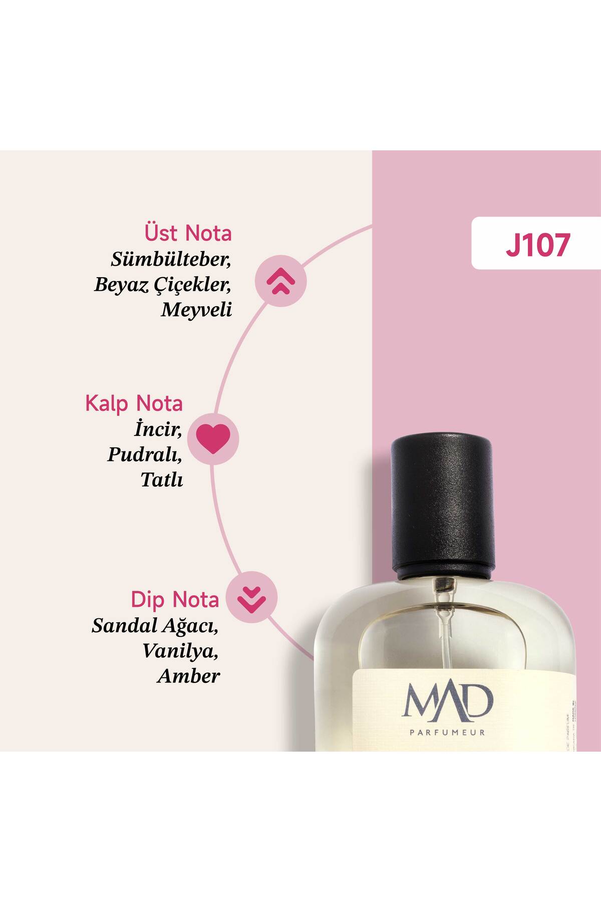Mad J107 Selective 50 ml Kadın Parfüm — 5F J.107 — تصویر 3 از 8
