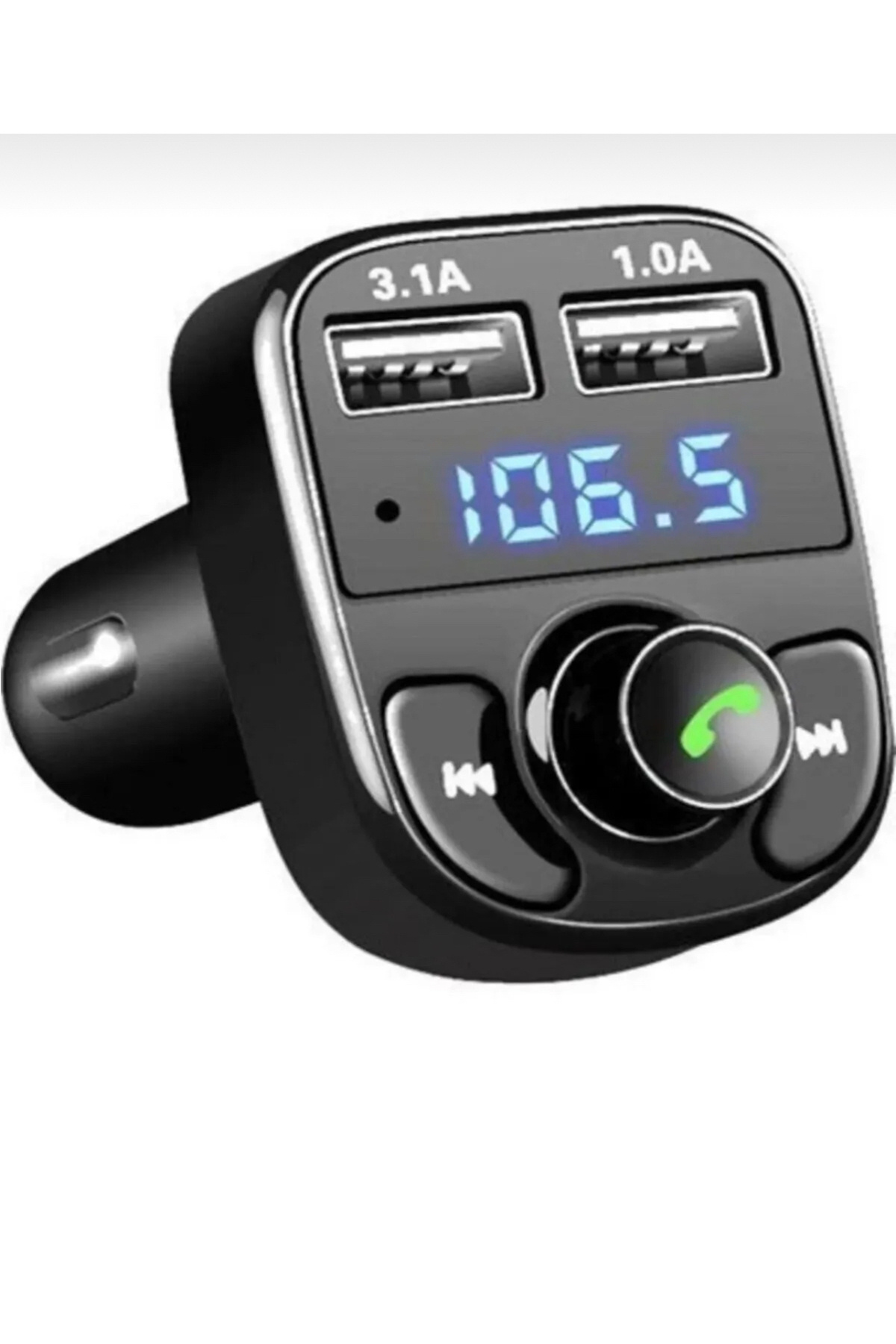 Manessa Car Mp3 Araç Fm Transmitter, Bluetooth Usb, Mp3, Kart Çakmaklık Girişli Oto Müzik Çalar Kiti