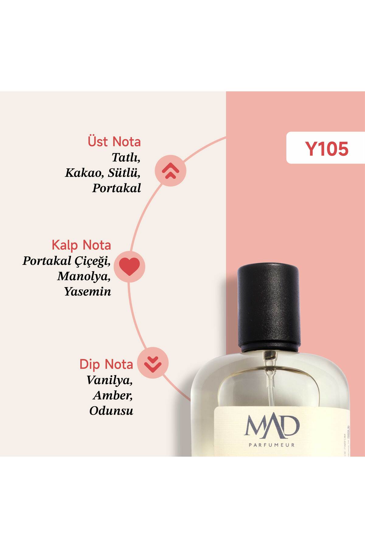 Mad Y105 Selective 50 ml Kadın Parfüm — 5F Y.105 — تصویر 4 از 8