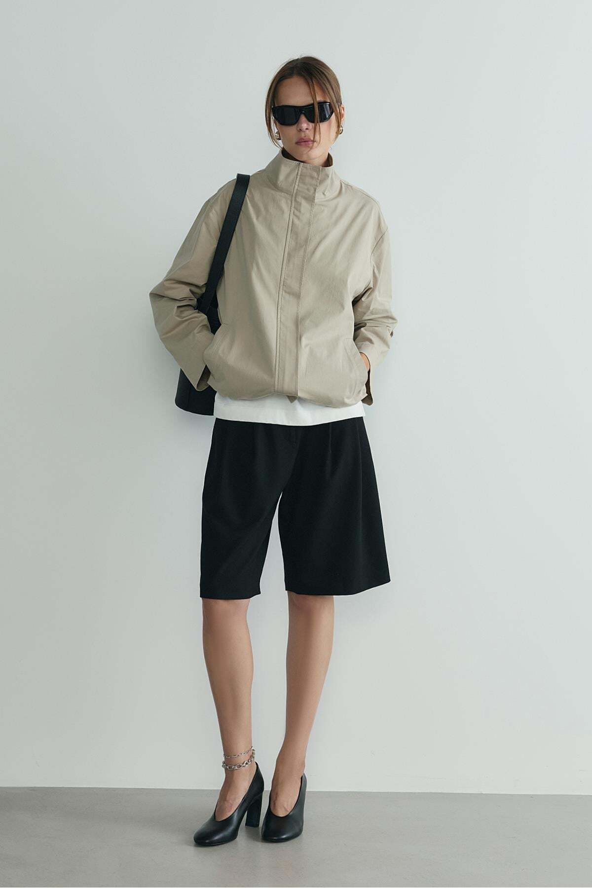 Suud Collection Taş Cavie Bomber Ceket görsel 2