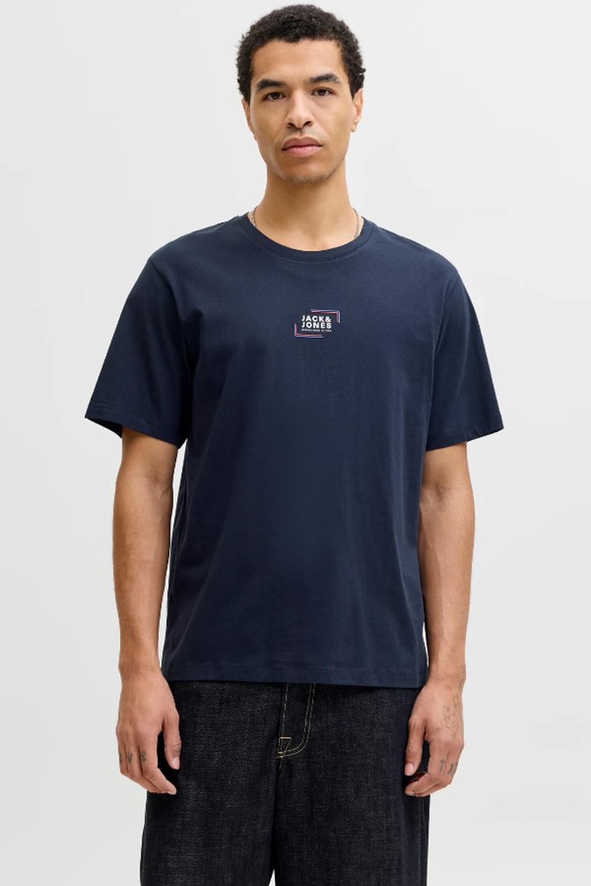 تی‌شرت مردانه طرح گرافیکی Jjecorp کد ۱۲۲۶۸۴۱۵ جک اند جونز تی شرت ورزشی Jack & Jones