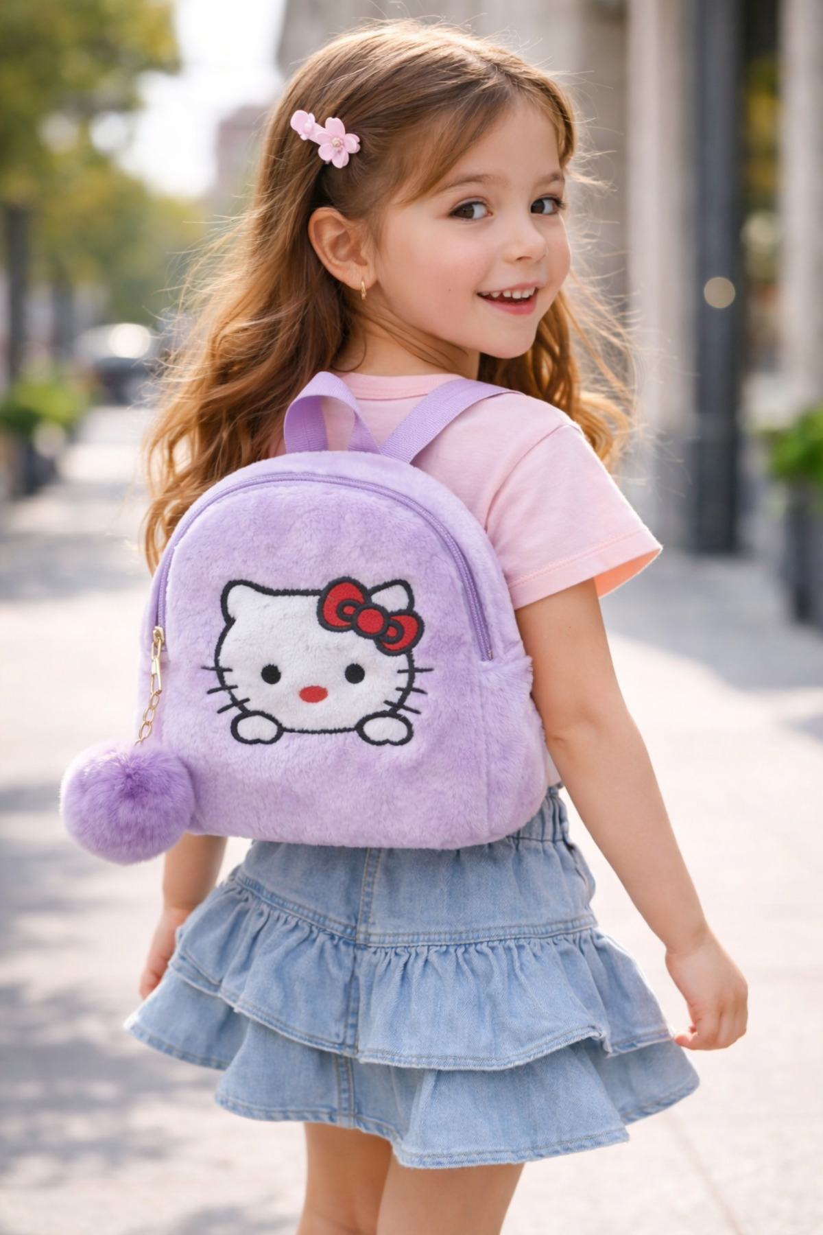Moda ANT Ticaret Göz Alıcı Sevimlilik - Peluş Kuromi Çanta