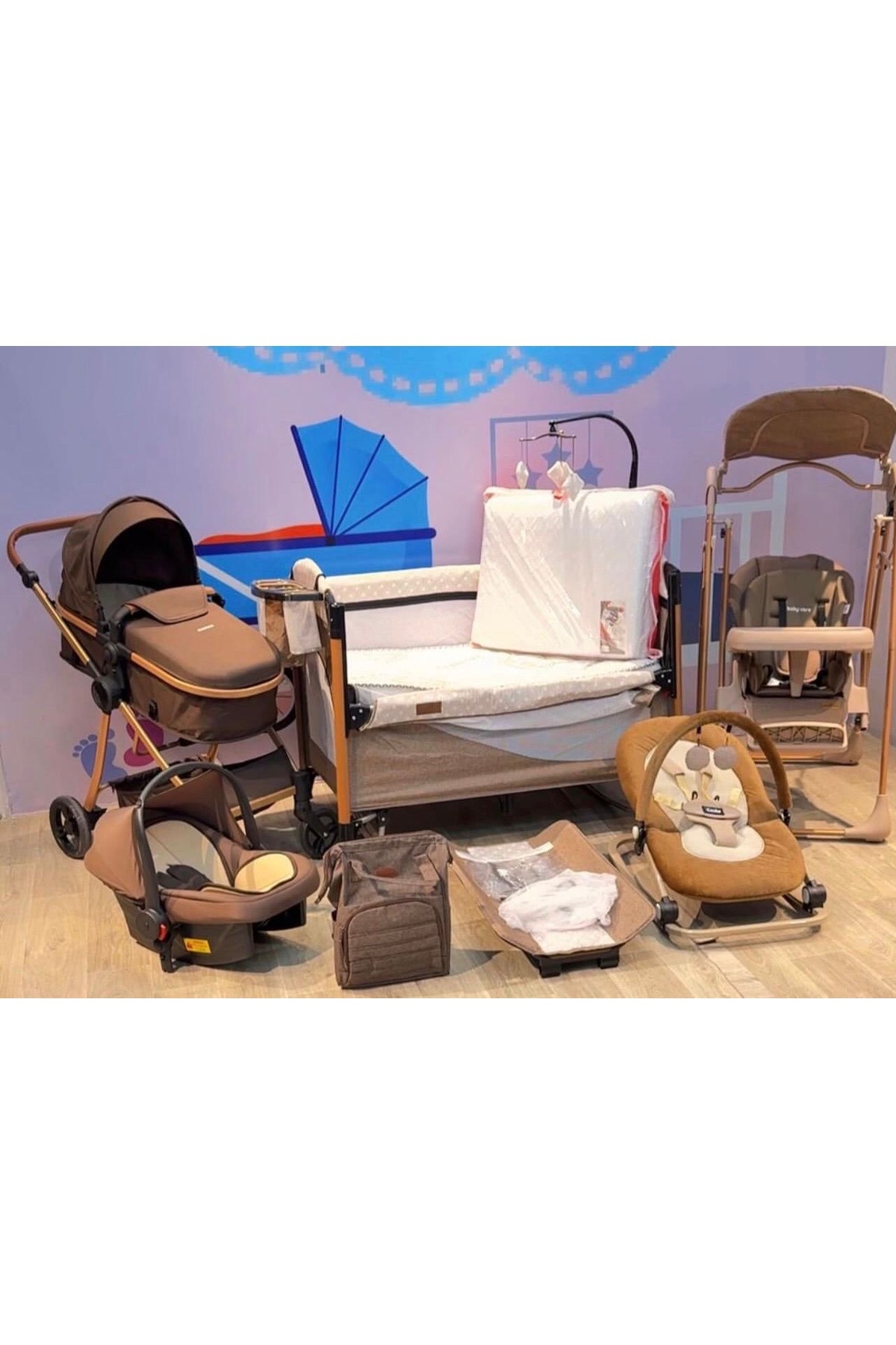 TURHANBEBE Yeni Doğan İkiz Bebek Çeyiz Seti Ana Kucağı - Fiyatı