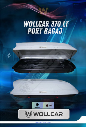 WOLLCAR 370 LT PORT BAGAJ TAPUT beyaz
