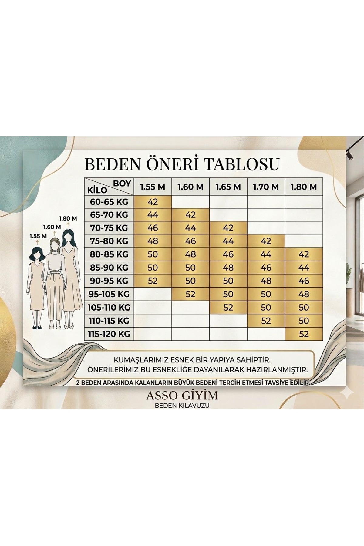 ASSO Büyük Beden Bel Lastikli Yüksek Bel Salaş Pantolon görsel 2