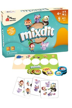 Playever Mixdit, Dikkat Ve Görsel Algıyı Geliştiren Kutu Oyunu (3-6 YAŞ)