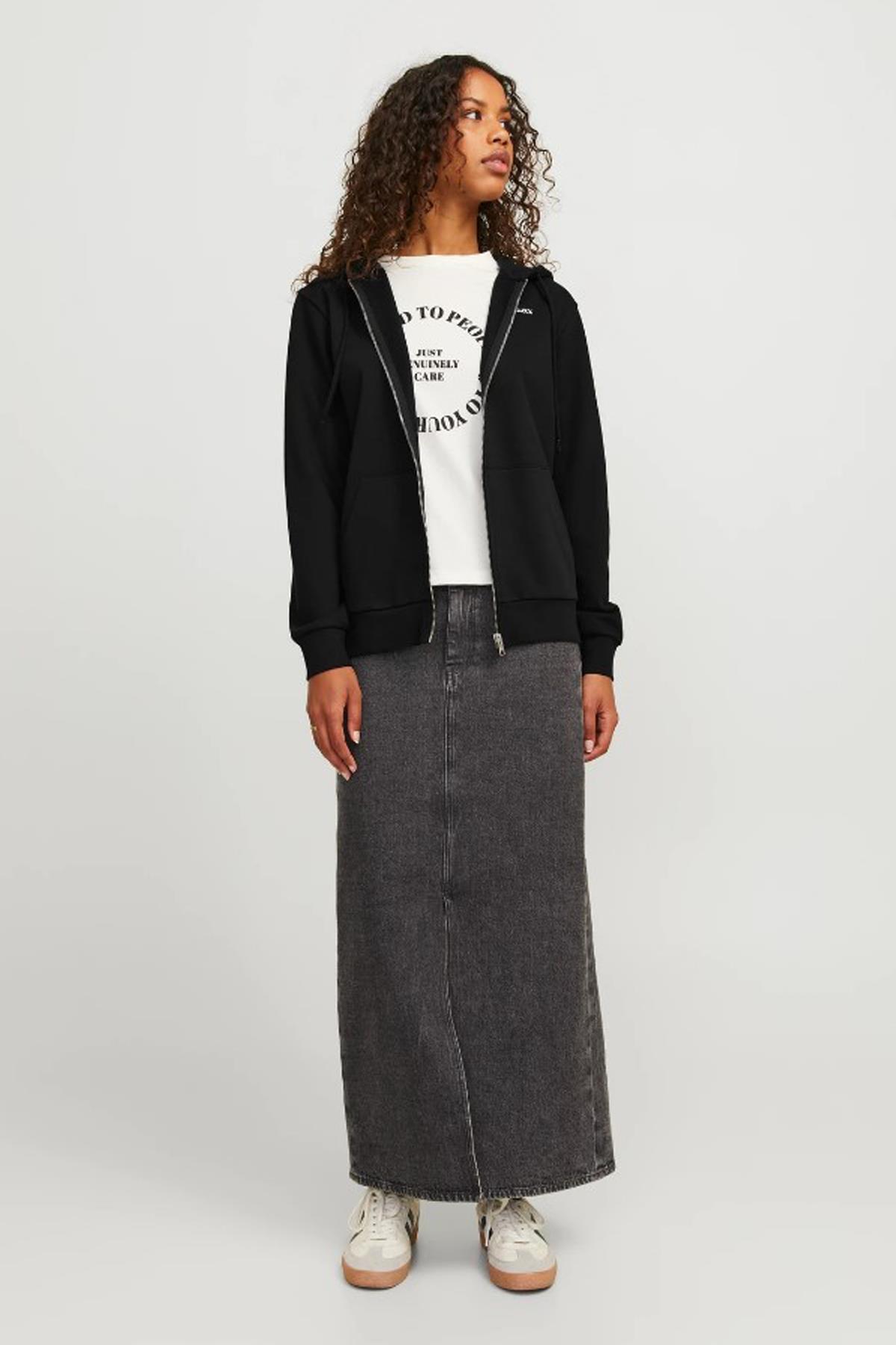 Jack & Jones Jxabbie Kadın Sweatshirt 12258320 görsel 3
