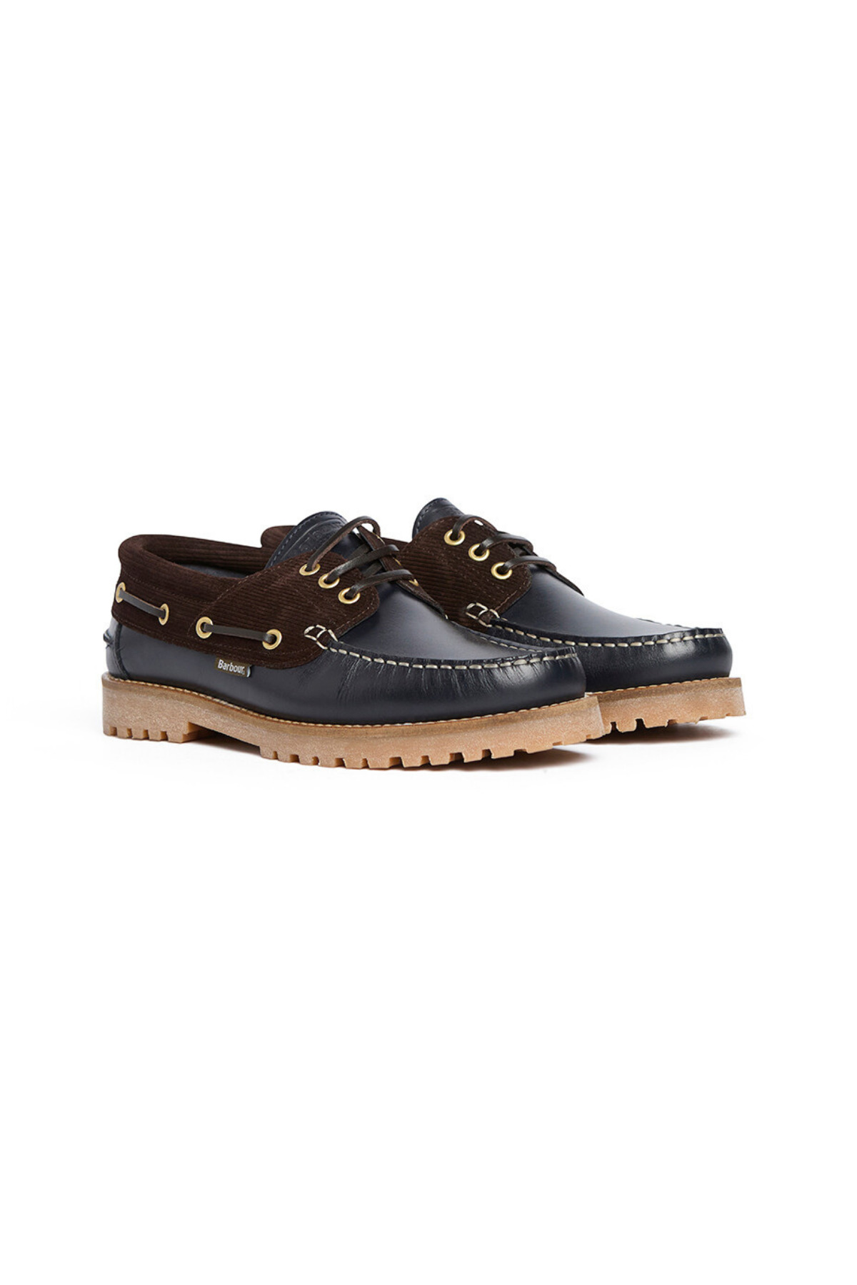 کفش راحتی مردانه دک مدل NY78 سرمه‌ای باربور کفش کژوال Barbour