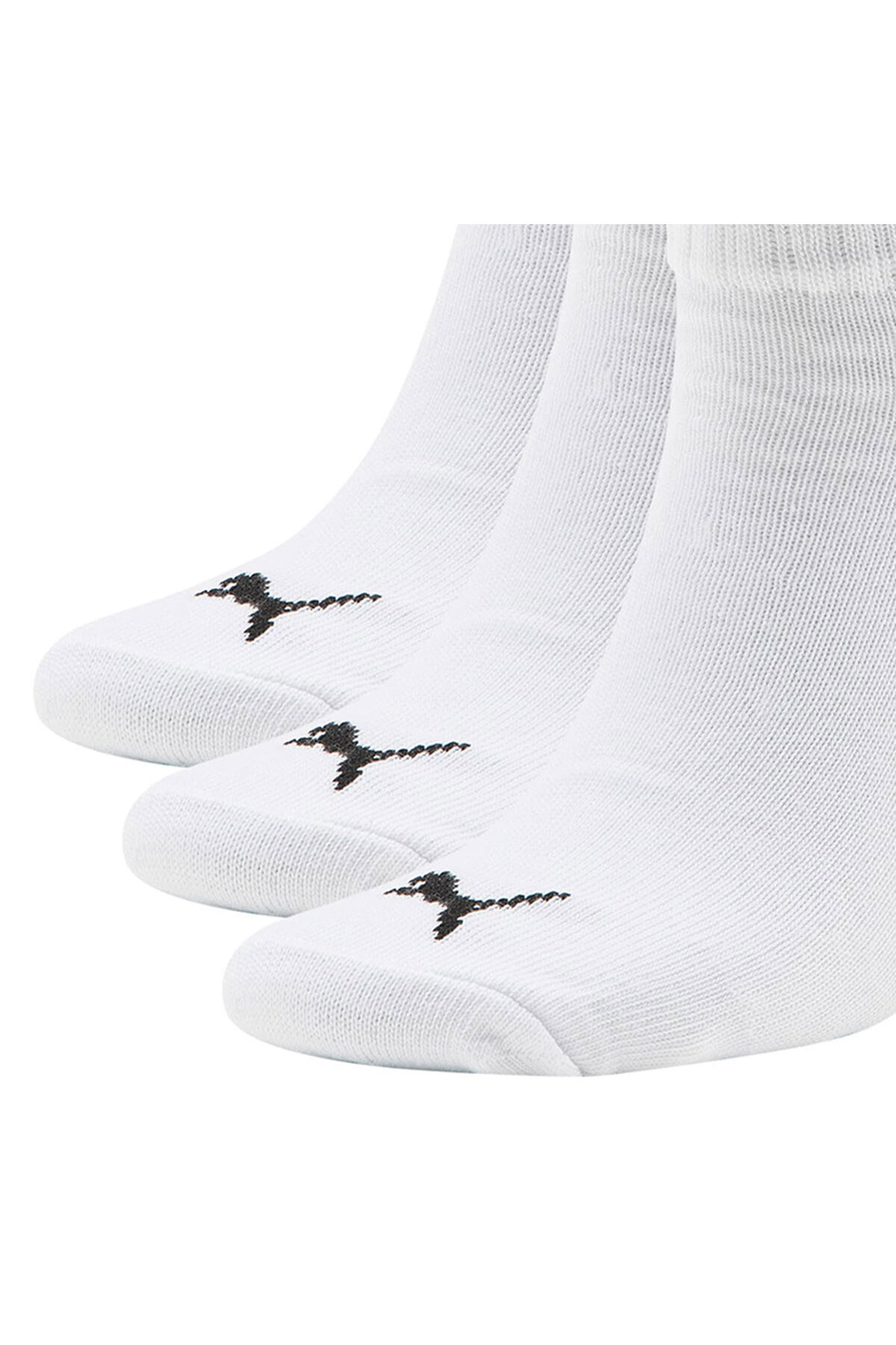 Puma Quarter V Beyaz 3'lü Spor Çorap (887498-02) görsel 2