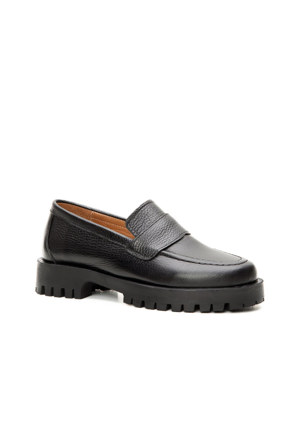 Bulls & Gulls Hakiki Deri Rahat Günlük Kadın Loafer Ayakkabı görsel 5