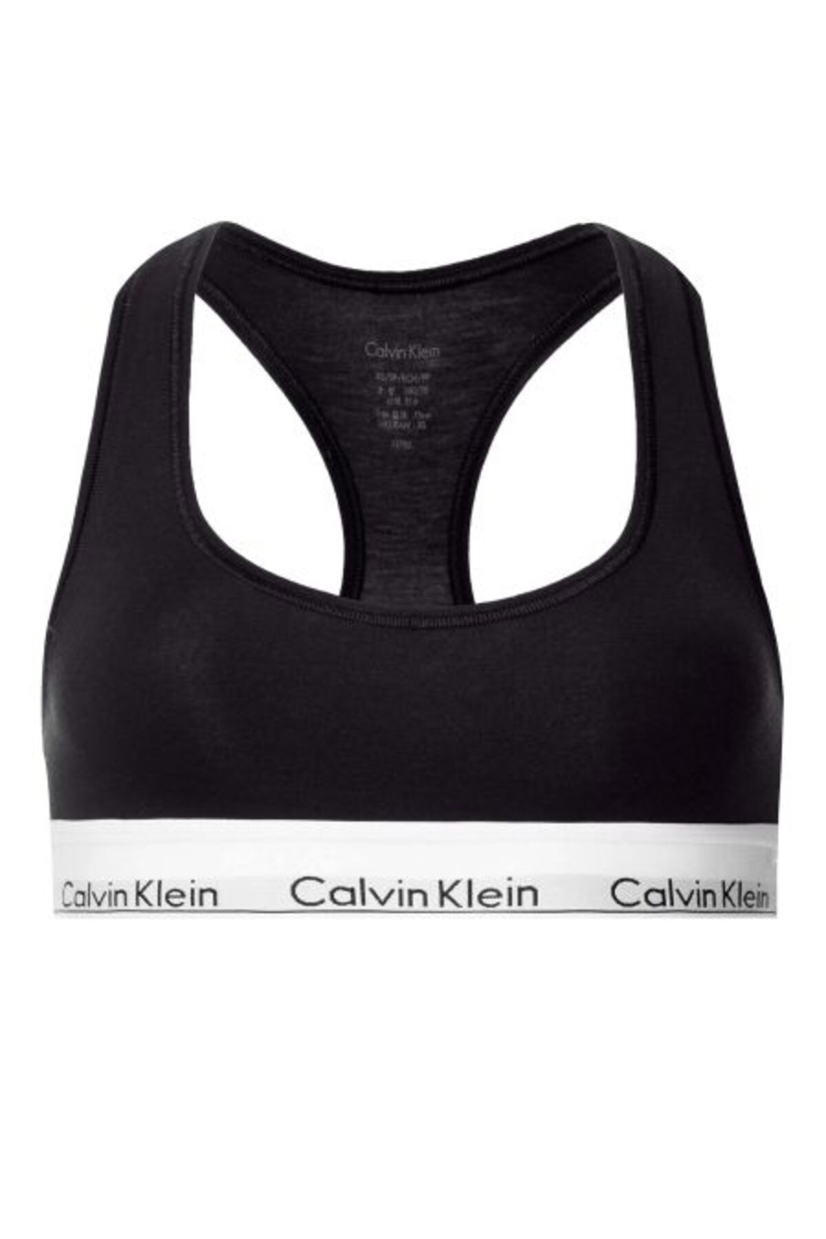Calvin Klein Kadın Modern Cotton Siyah Bralet görsel 4