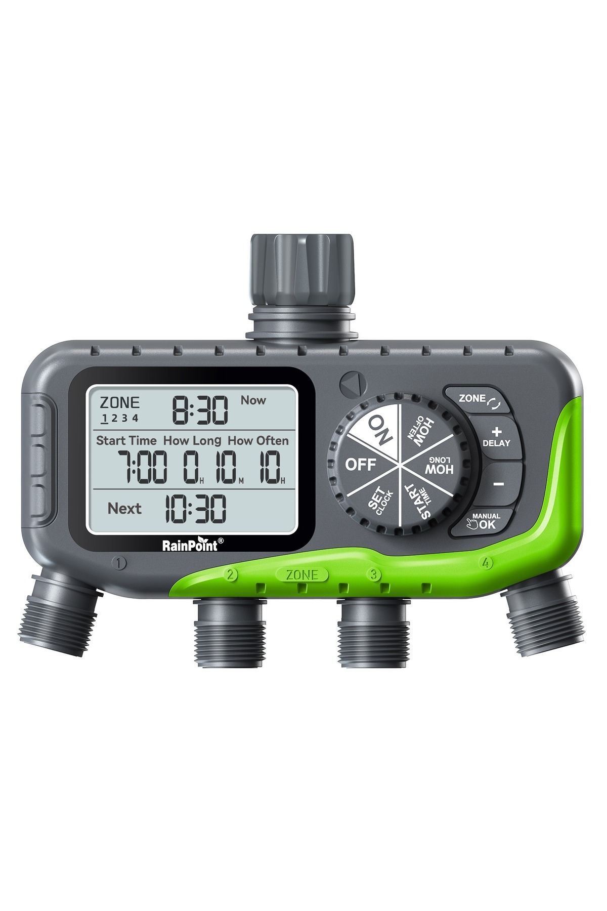 RAINPOINT ITV405 Mini Dijital 4-Çıkışlı Hortum Su Zamanlayıcısı