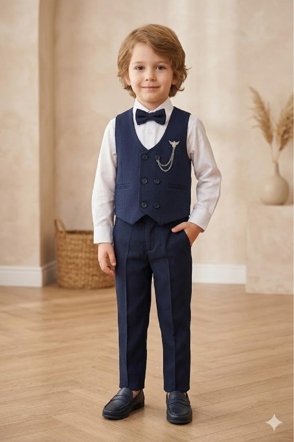 Carinos Kids Boy's Vest Set with Accessories