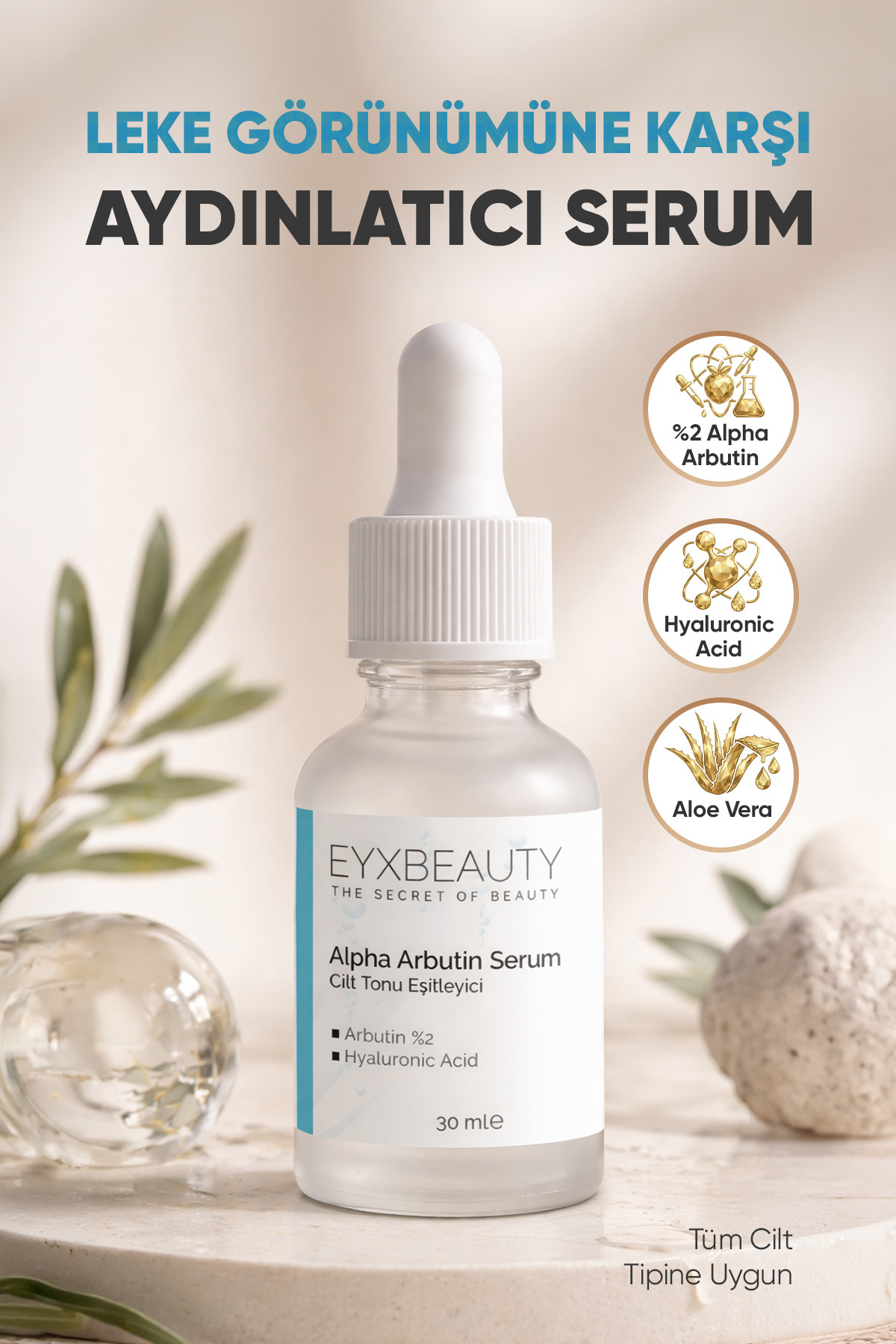 EYXBEAUTY Aydınlatıcı Cilt Tonu Eşitleyici Leke Karşıtı Bakım Serumu 30 ml — EYXBEAUTY05